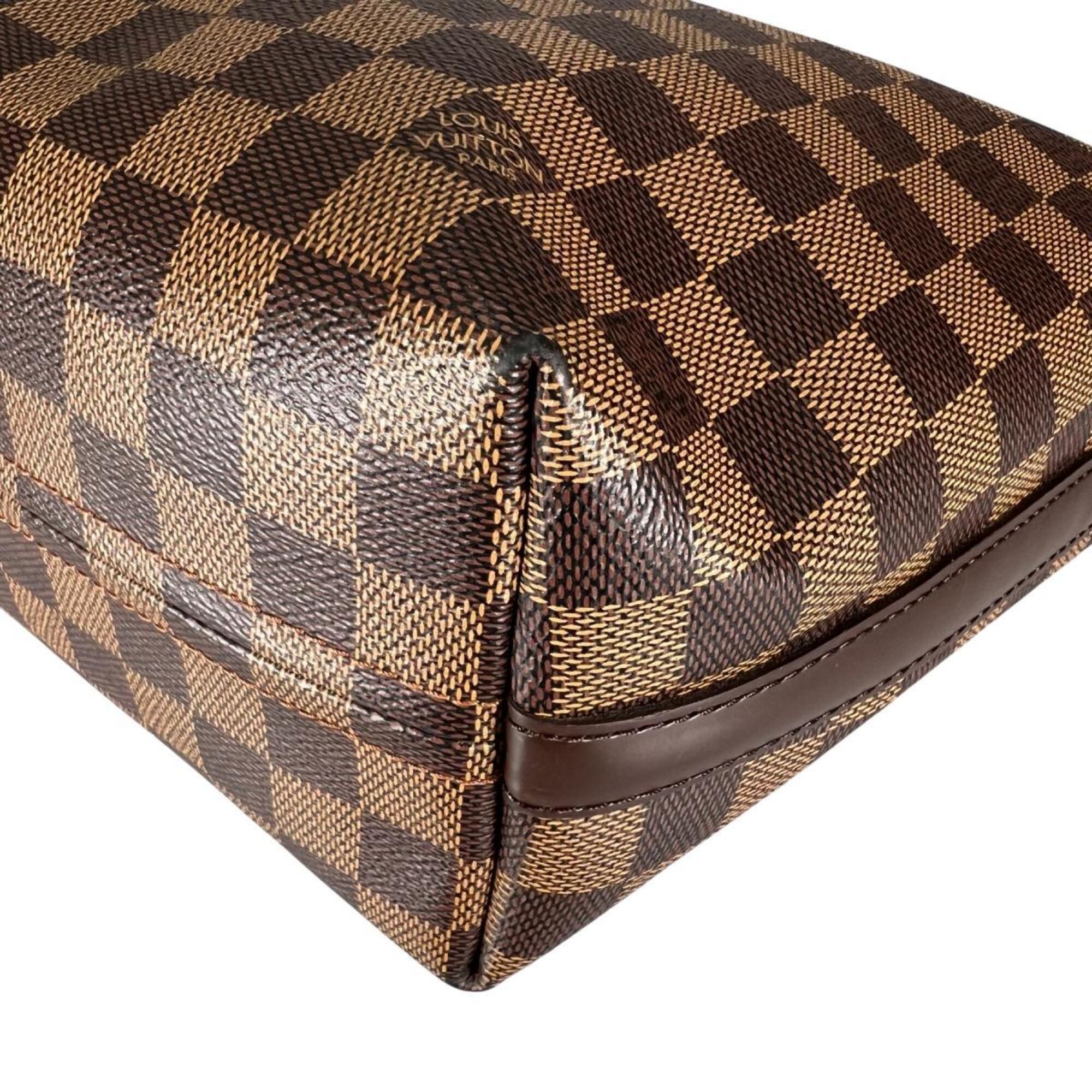 Louis Vuitton Damier Brown Damier Canvas Handbag (Pre-Owned)