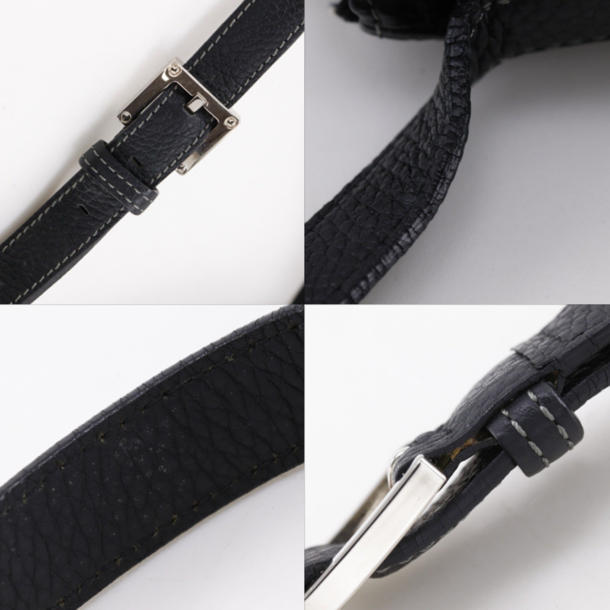 Loewe Black Leather Shoulder Bag (Pre-Owned)
