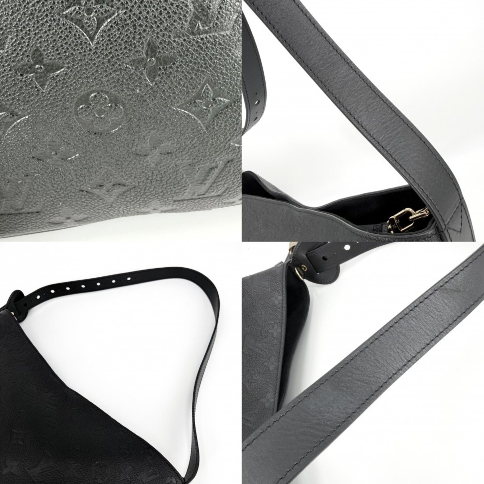 Louis Vuitton Black Monogram Empreinte Shoulder Bag (Pre-Owned)