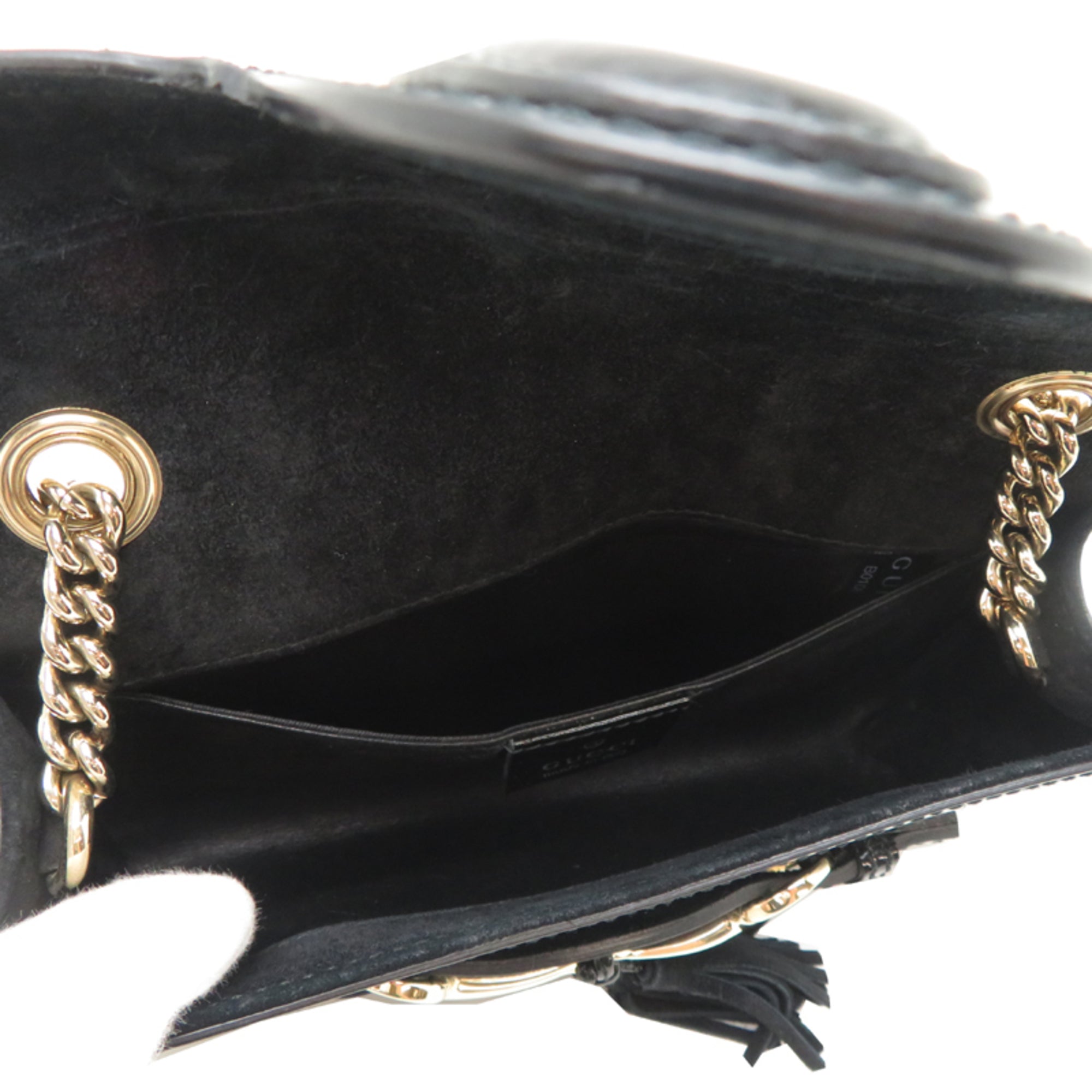 Gucci Black Patent Leather Shoulder Bag (Pre-Owned)