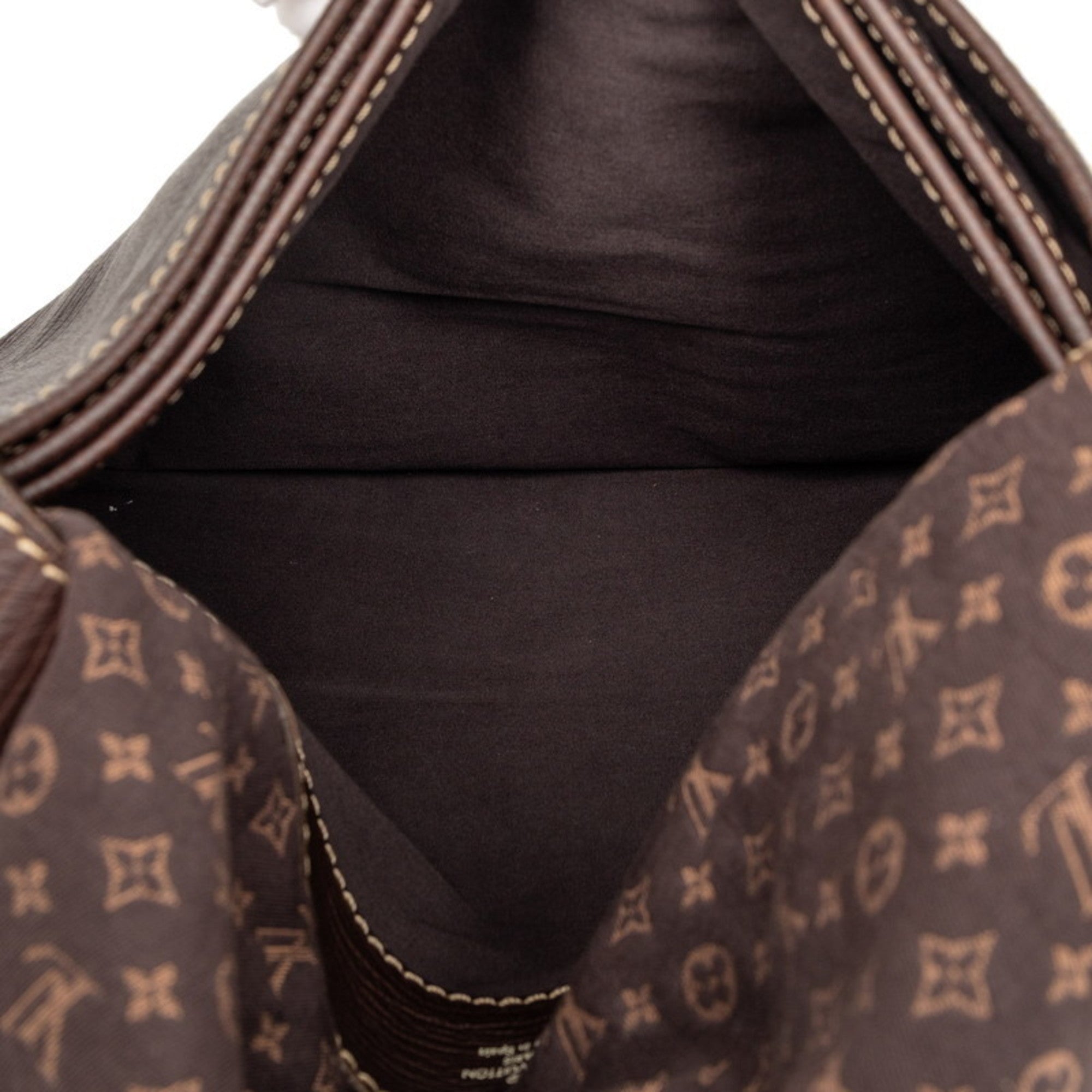 Louis Vuitton Brown Canvas Leather Shoulder Bag (Pre-Owned)