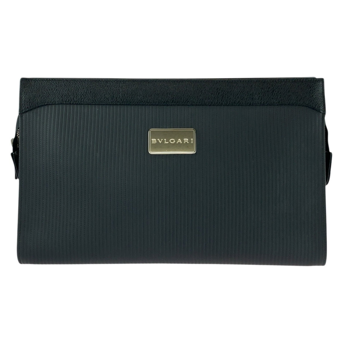 Bvlgari Black Pvc Clutch Bag (Pre-Owned)