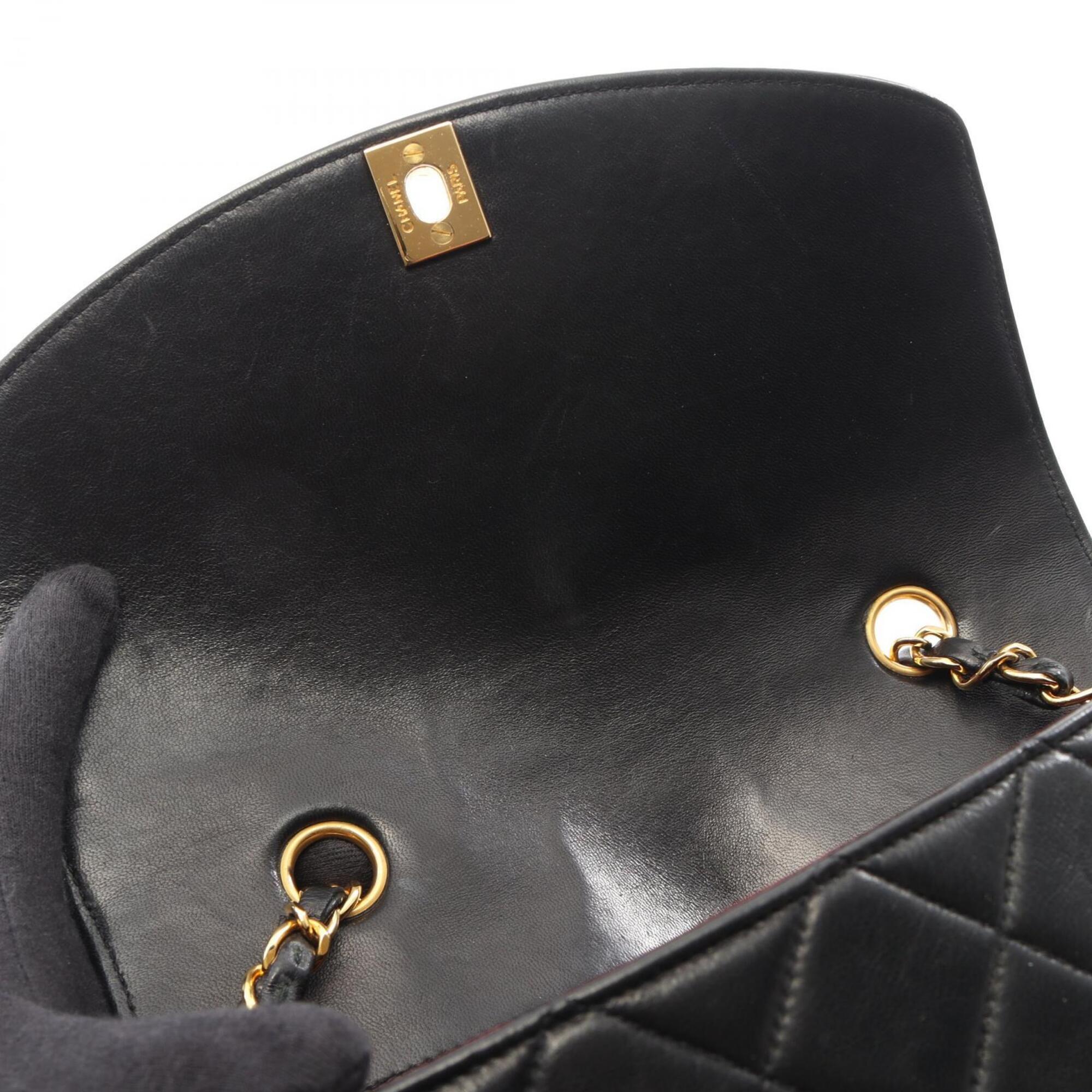 Chanel Black Handbag Shoulder Bag (Pre-Owned)