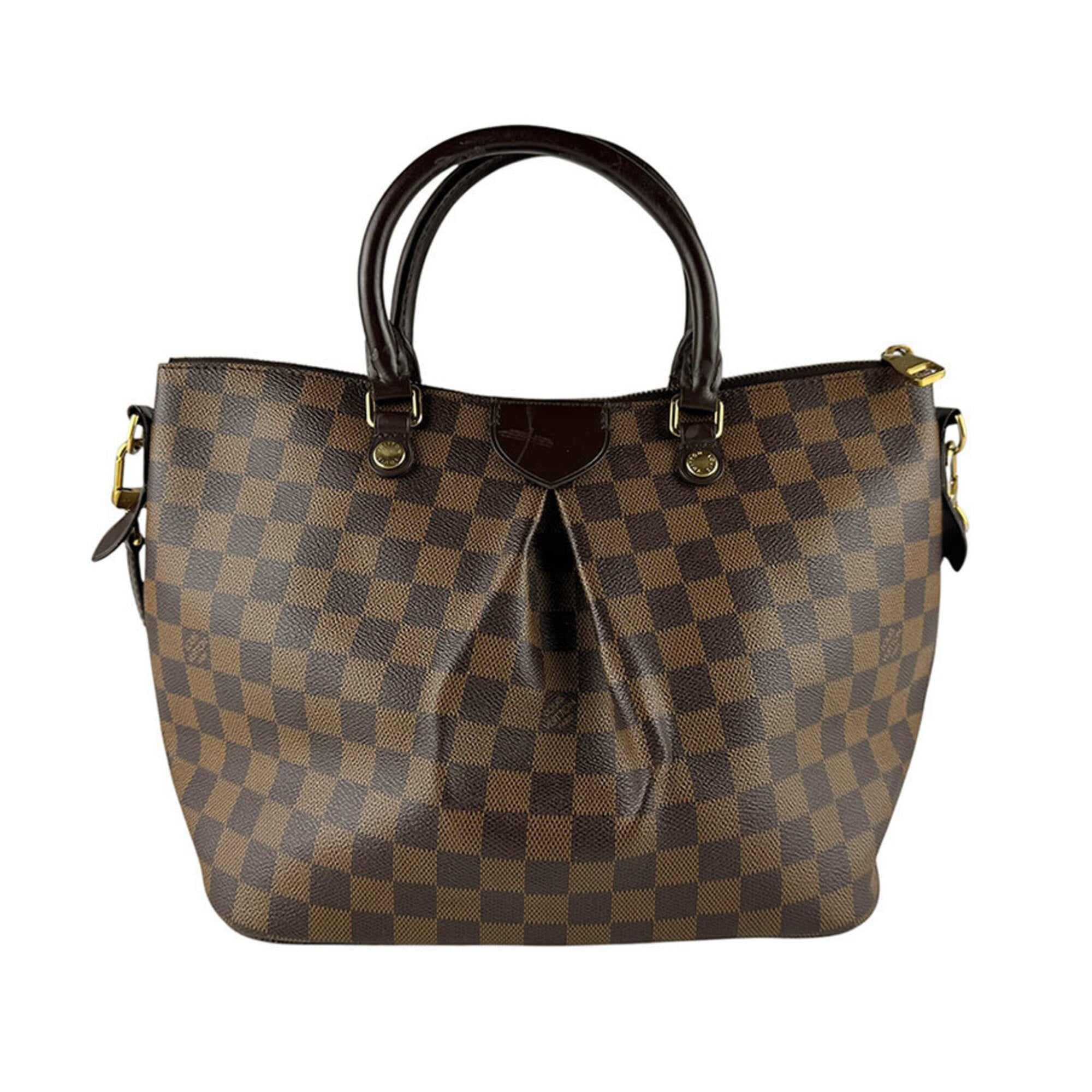 Louis Vuitton Damier Canvas Ebene Damier Canvas Handbag Shoulder Bag (Pre-Owned)