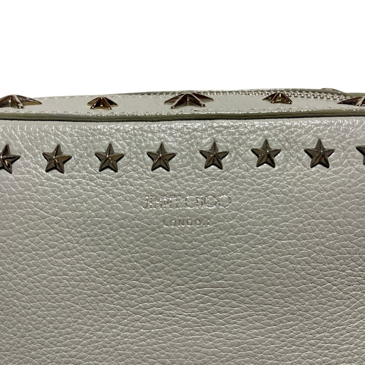 Jimmy Choo Gray Shoulder Bag (Pre-Owned)