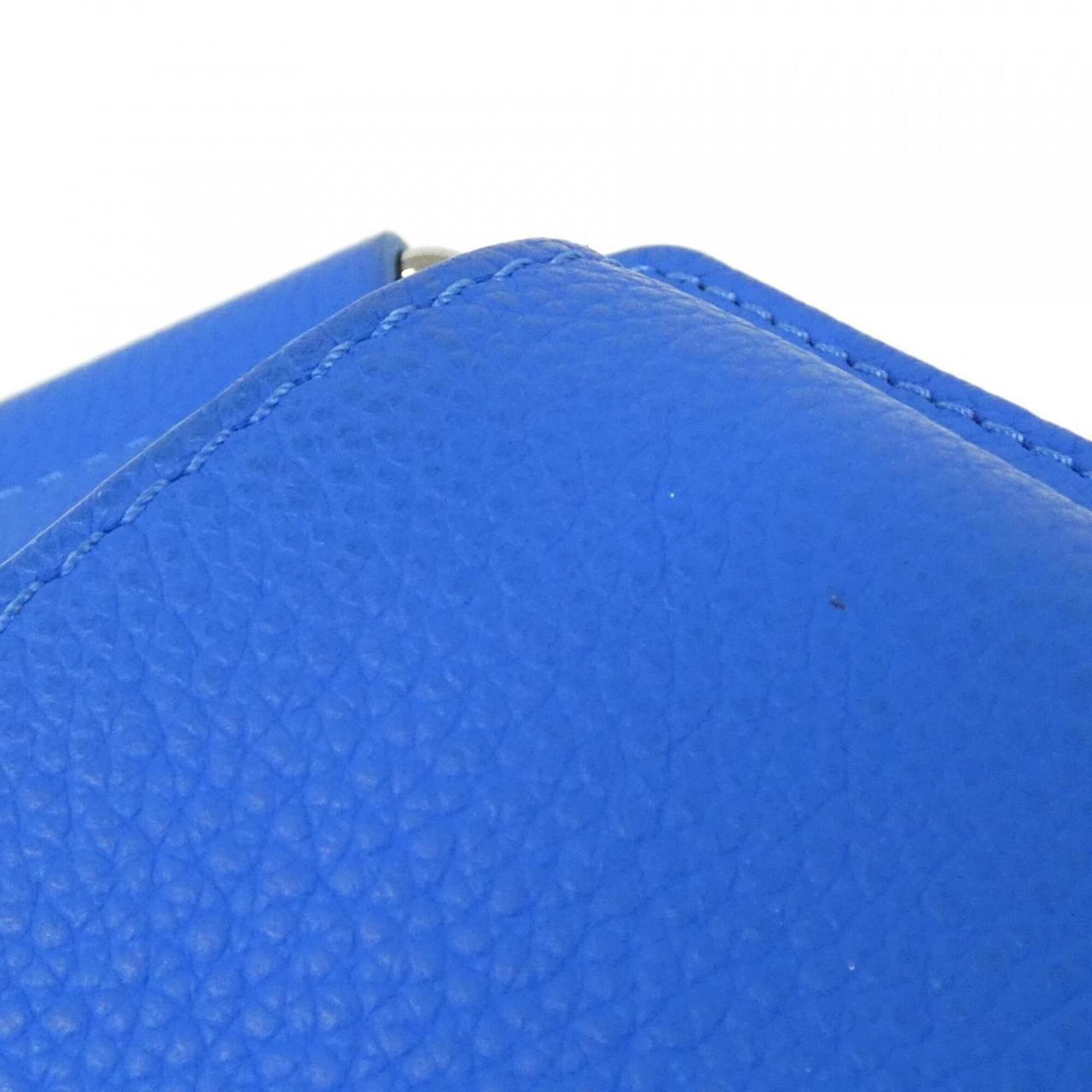 Louis Vuitton Blue Leather Shoulder Bag (Pre-Owned)