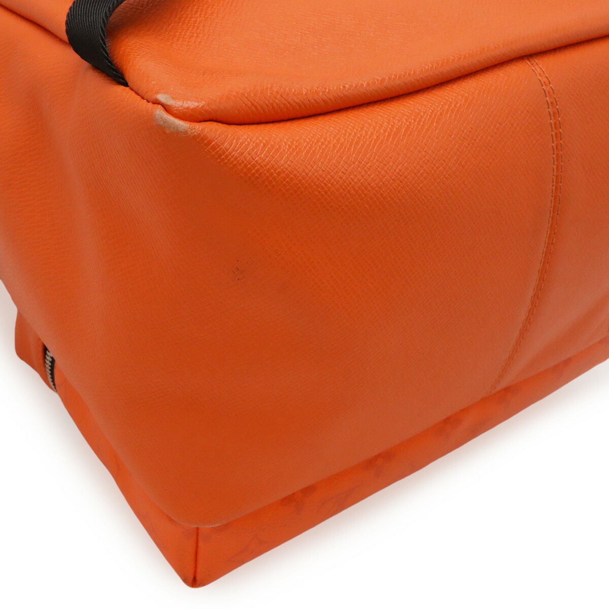 Louis Vuitton Monogram Eclipse Orange Taigarama Backpack (Pre-Owned)