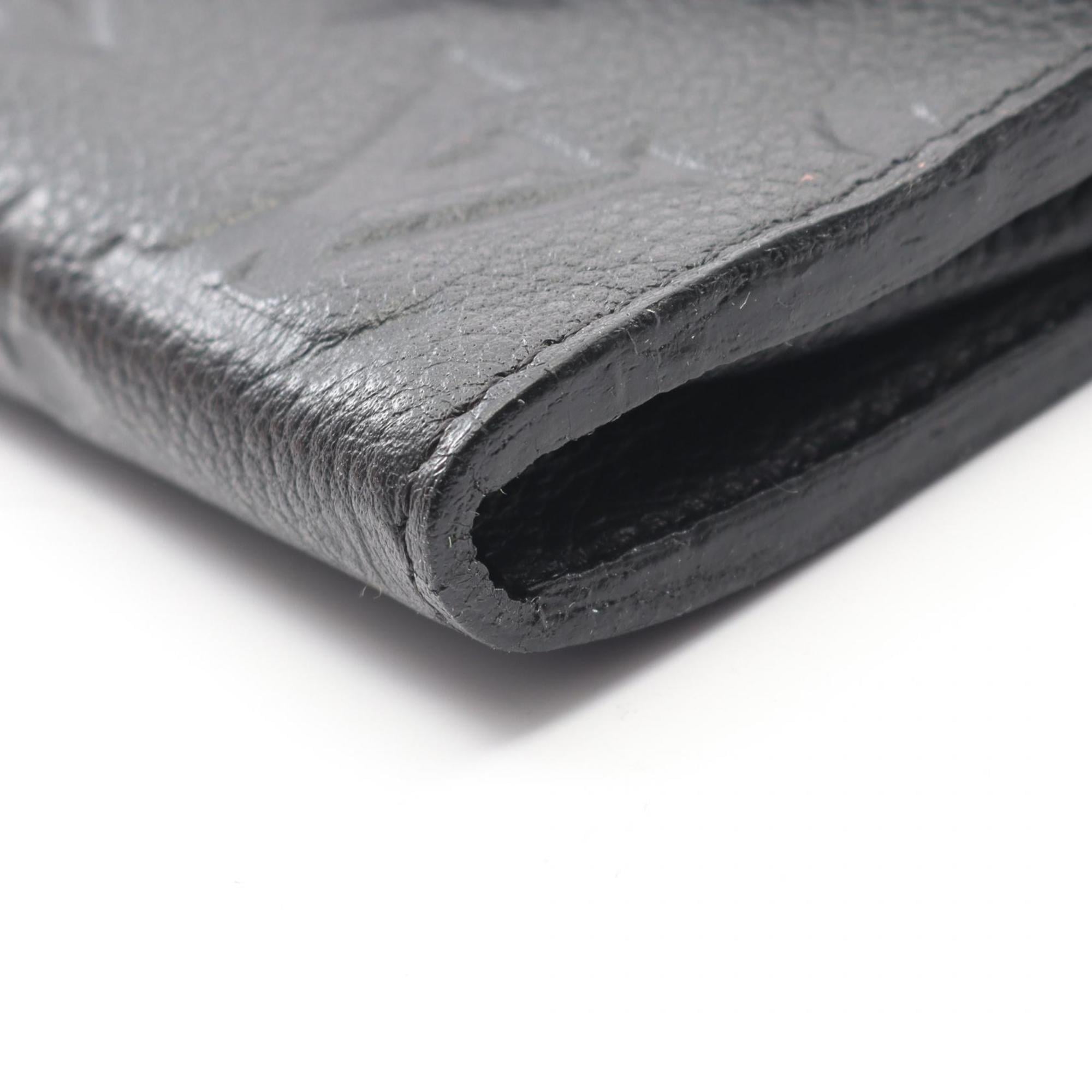 Louis Vuitton Infini Navy Monogram Empreinte Long Wallet (Bi-Fold) (Pre-Owned)