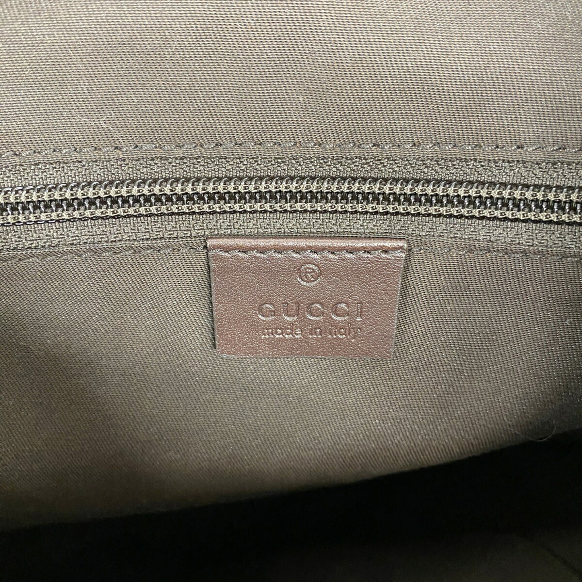 Gucci Beige Brown Pvc Backpack (Pre-Owned)