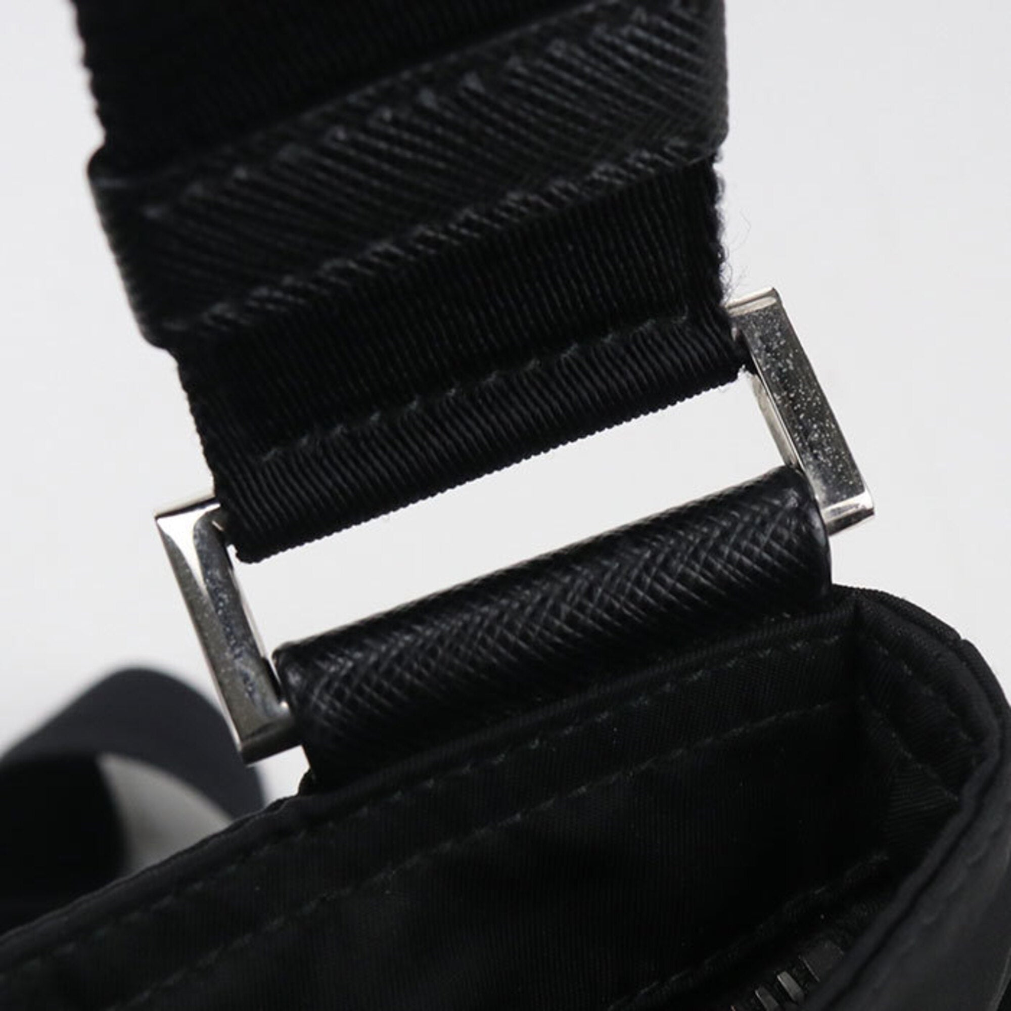 Prada Black Nylon Shoulder Bag (Pre-Owned)