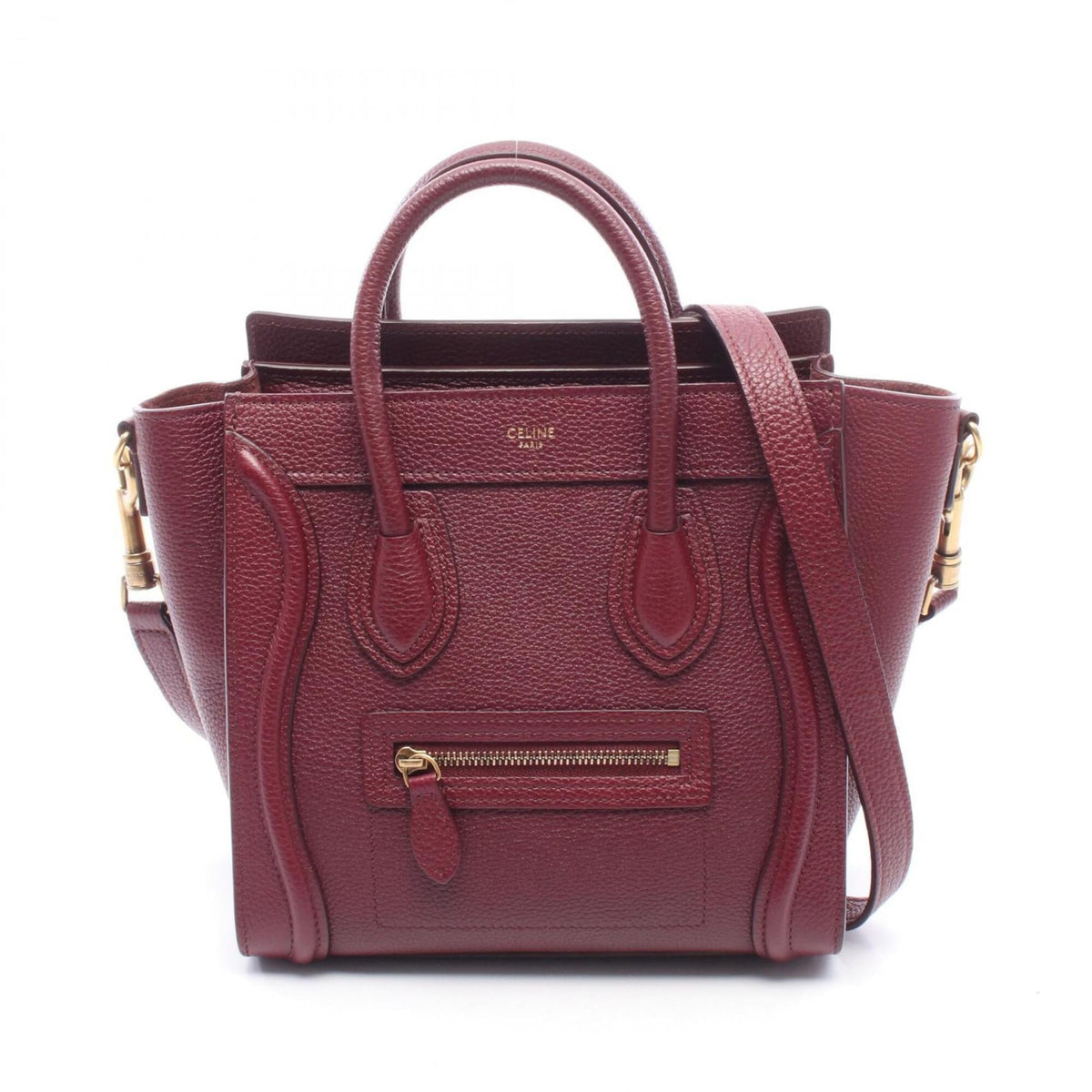 Celine Purple Leather Handbag (Pre-Owned)