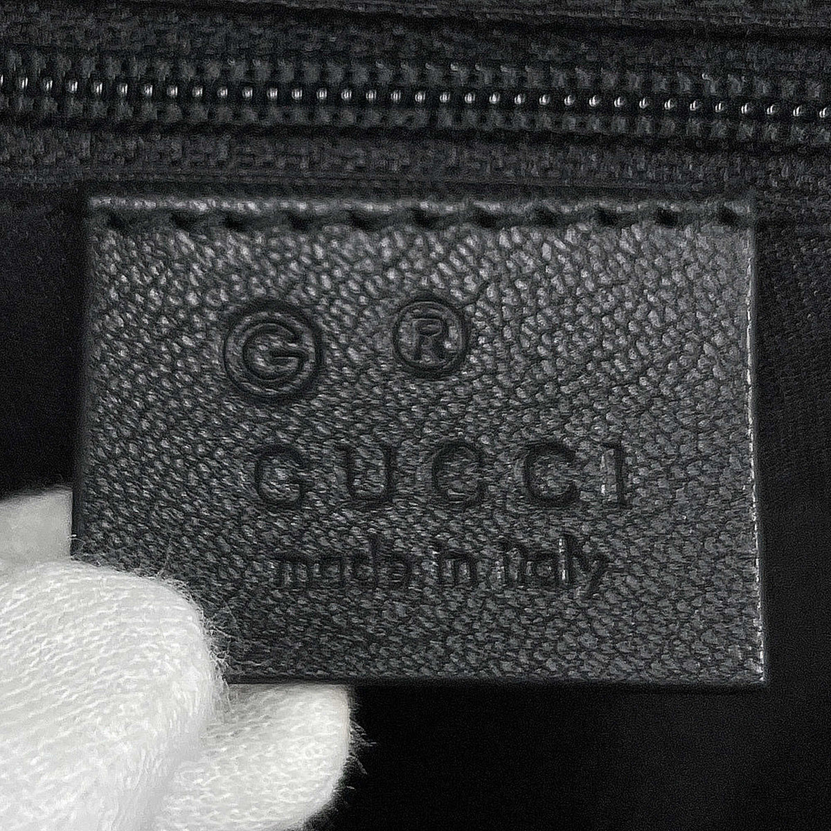 Gucci Black Bamboo Leather Tote Bag (Pre-Owned)
