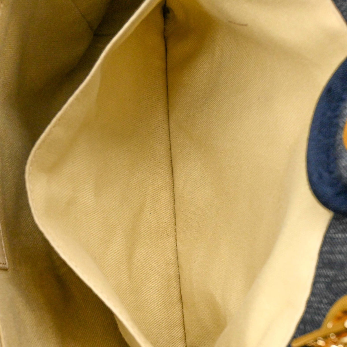 Chanel Deauville Navy Canvas Tote Bag (Pre-Owned)