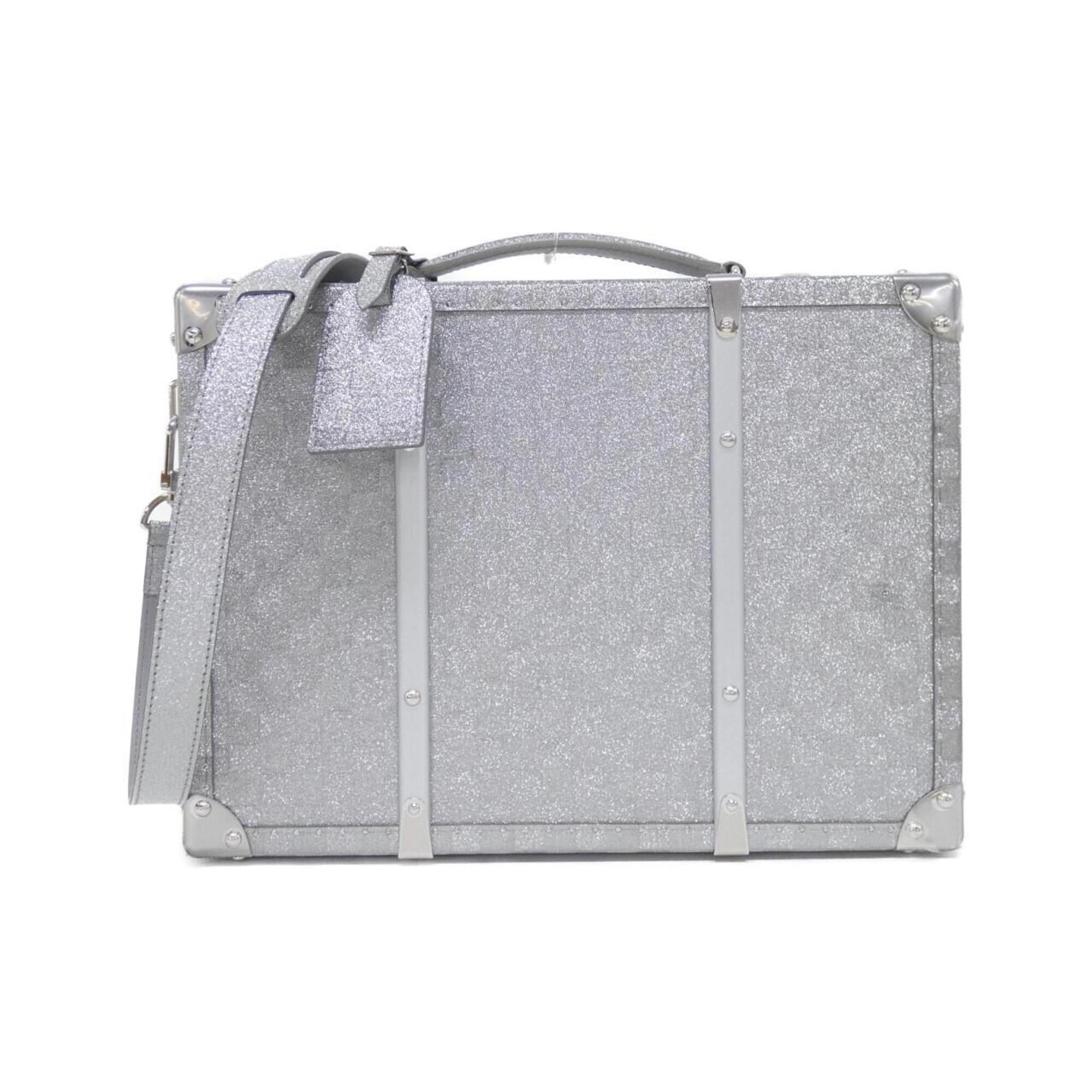 Louis Vuitton Silver Leather Handbag (Pre-Owned)