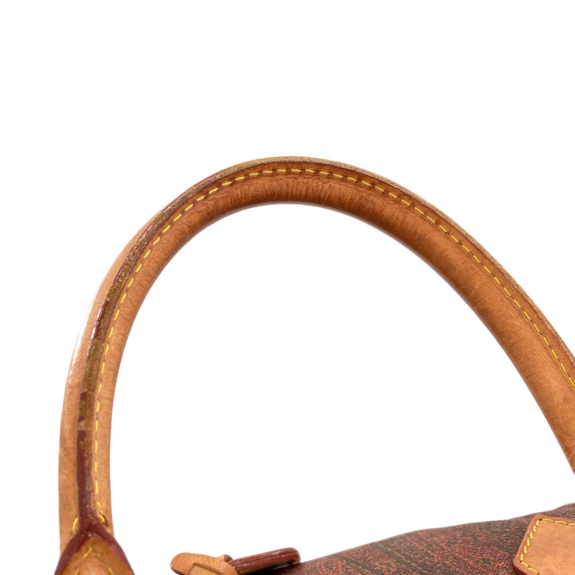 Etro Brown Pvc Boston Bag (Pre-Owned)