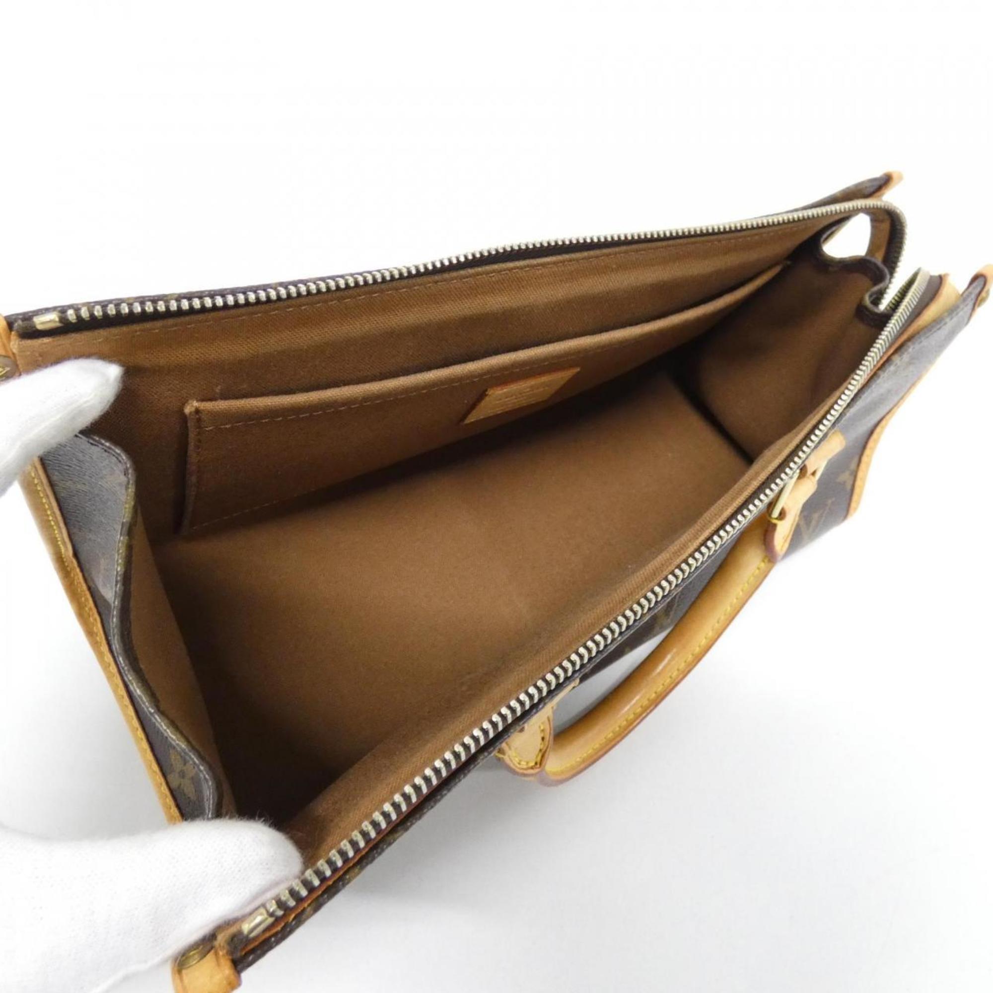 Louis Vuitton Brown Coated Canvas Handbag (Pre-Owned)
