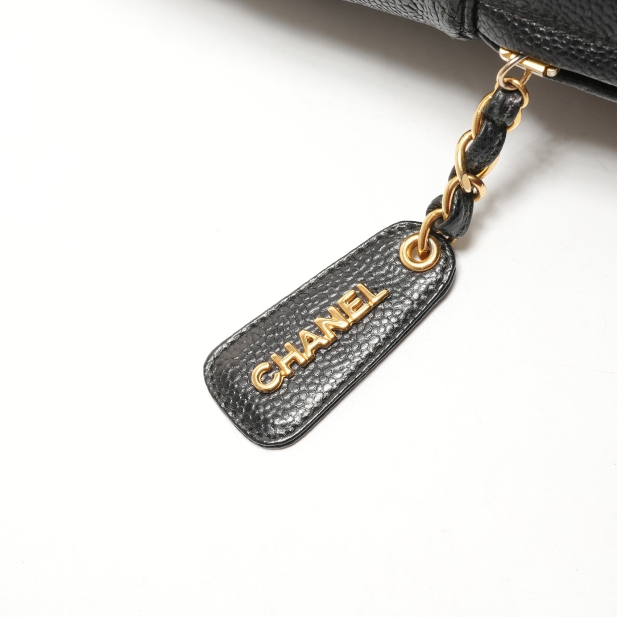 Chanel Black Grained Calfskin Backpack (Pre-Owned)