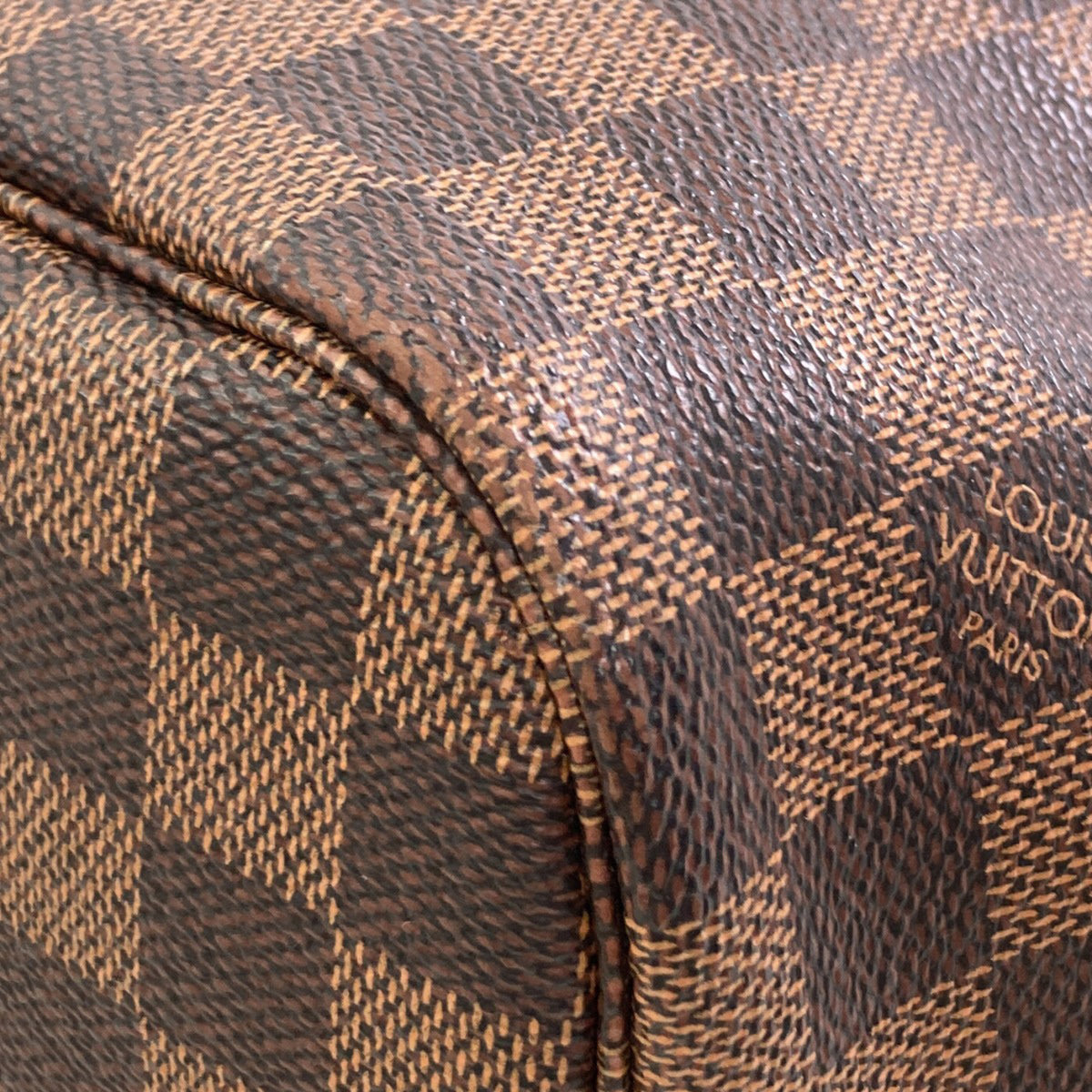 Louis Vuitton Damier Canvas Ebene Damier Canvas Tote Bag (Pre-Owned)