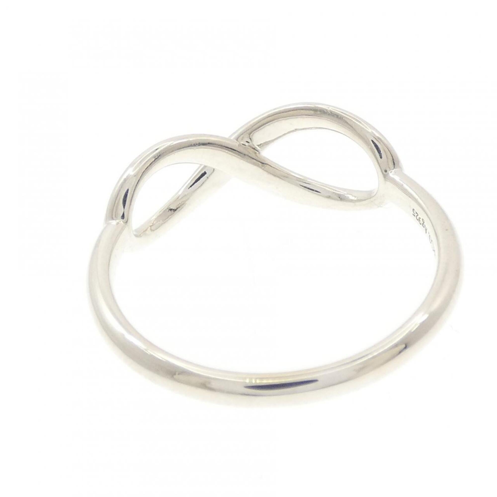 Tiffany Silver Silver 925 Band Ring (Pre-Owned)