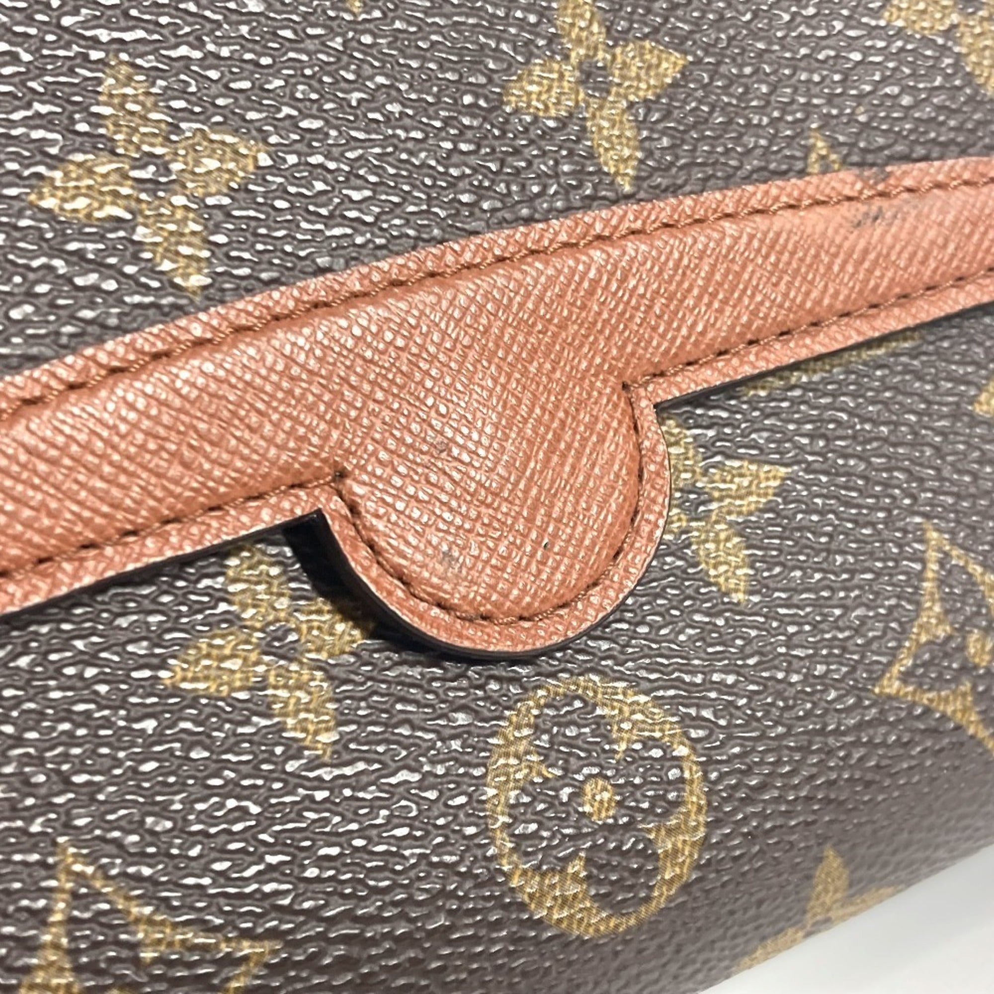Louis Vuitton Brown Monogram Canvas Sling Bag (Pre-Owned)