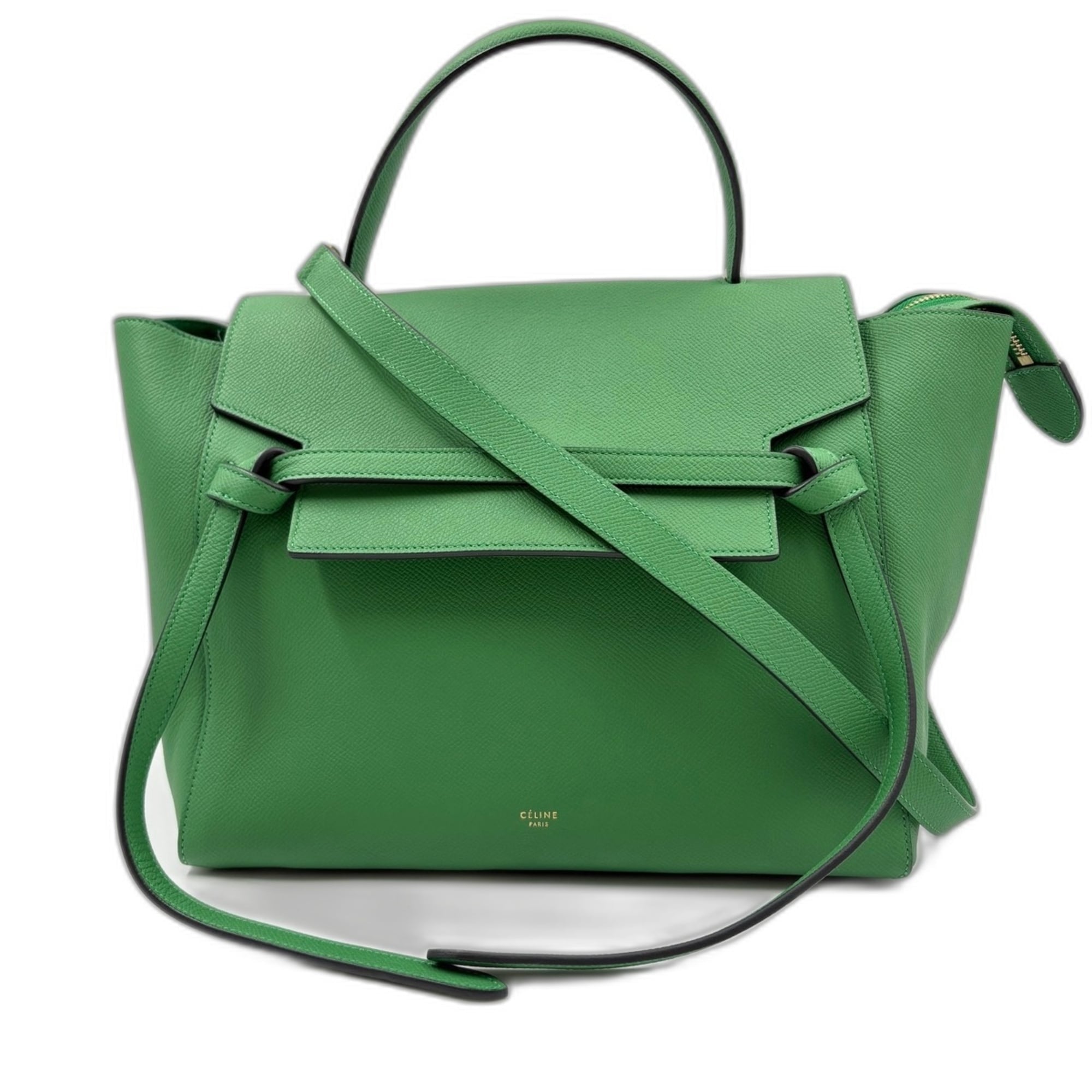 Celine Green Handbag Shoulder Bag (Pre-Owned)