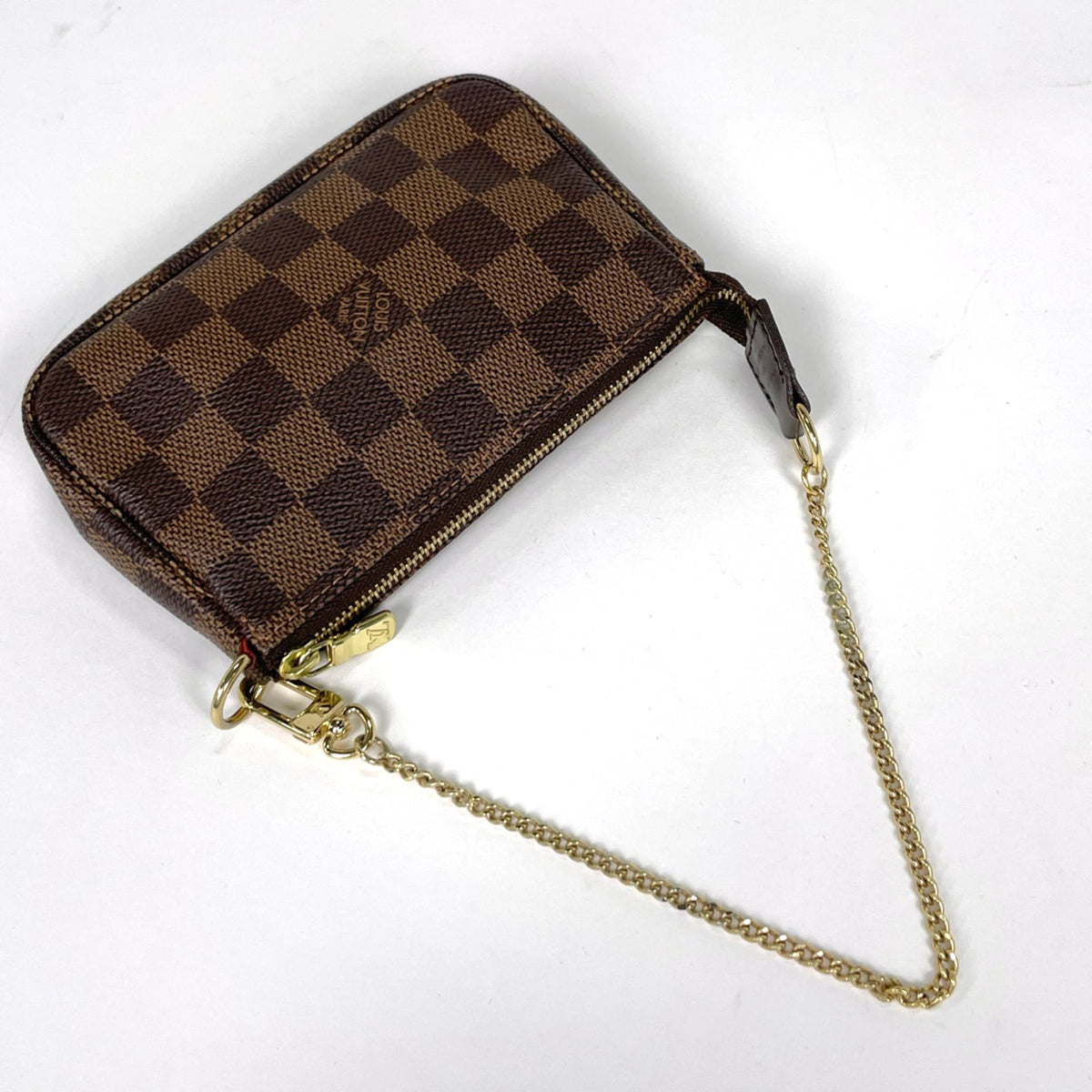 Louis Vuitton Brown Damier Canvas Damier Canvas Pochette Pouch (Pre-Owned)