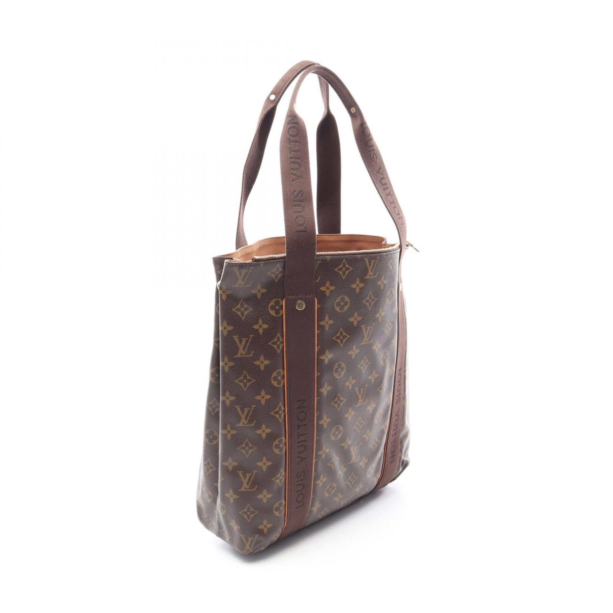 Louis Vuitton Monogram Brown Monogram Leather Tote Bag (Pre-Owned)