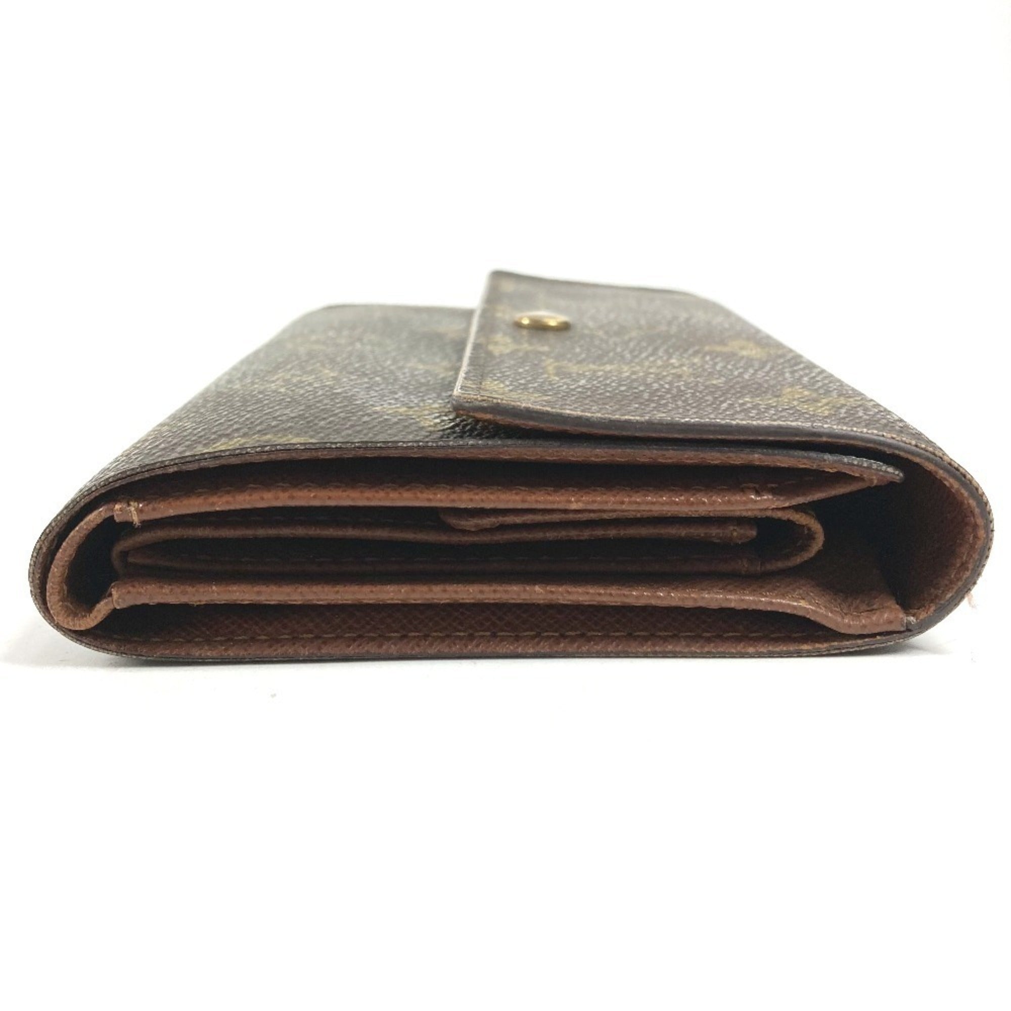Louis Vuitton Monogram Brown Monogram Wallet (Tri-Fold) (Pre-Owned)