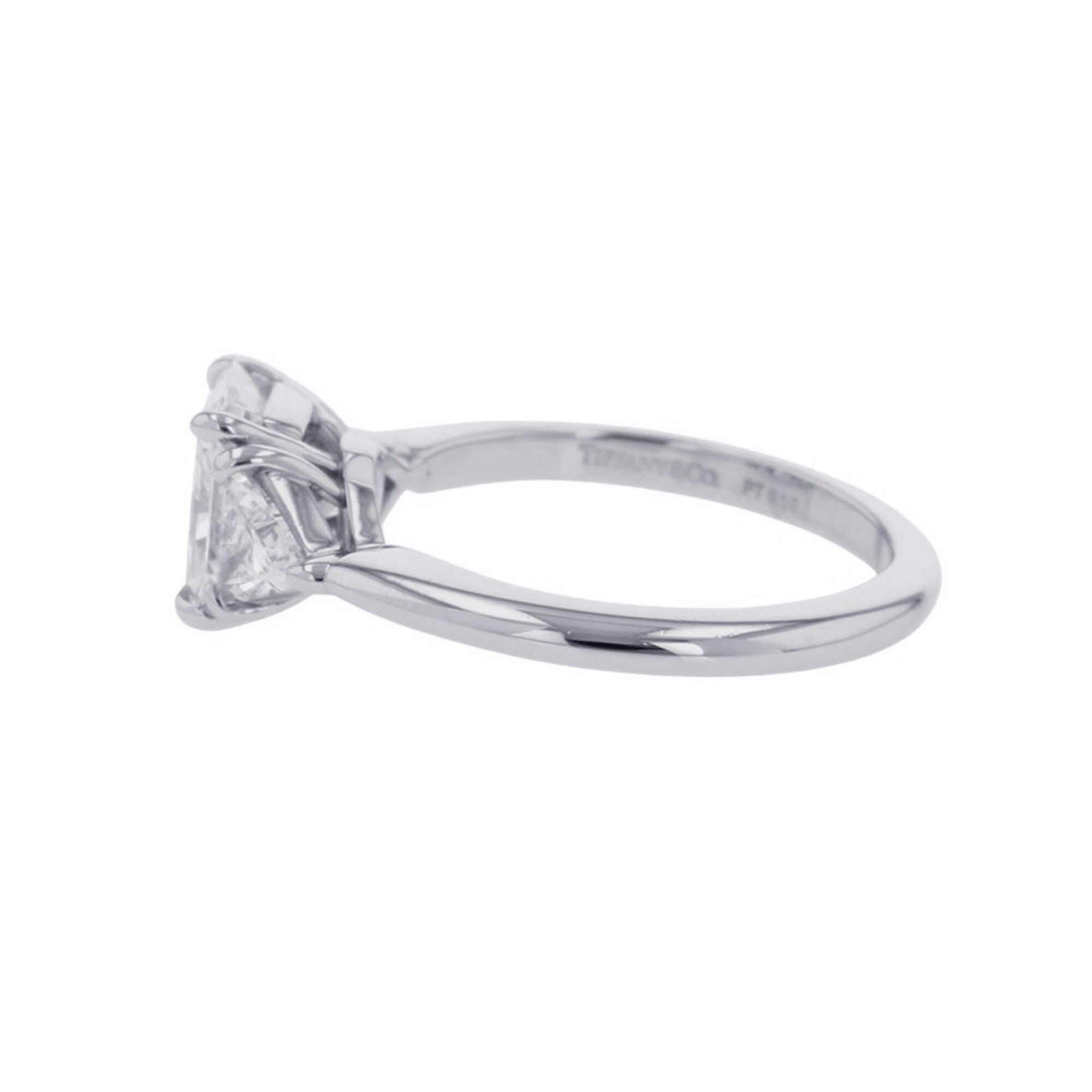 Tiffany Silver Platinum 950 Anniversary Ring (Pre-Owned)