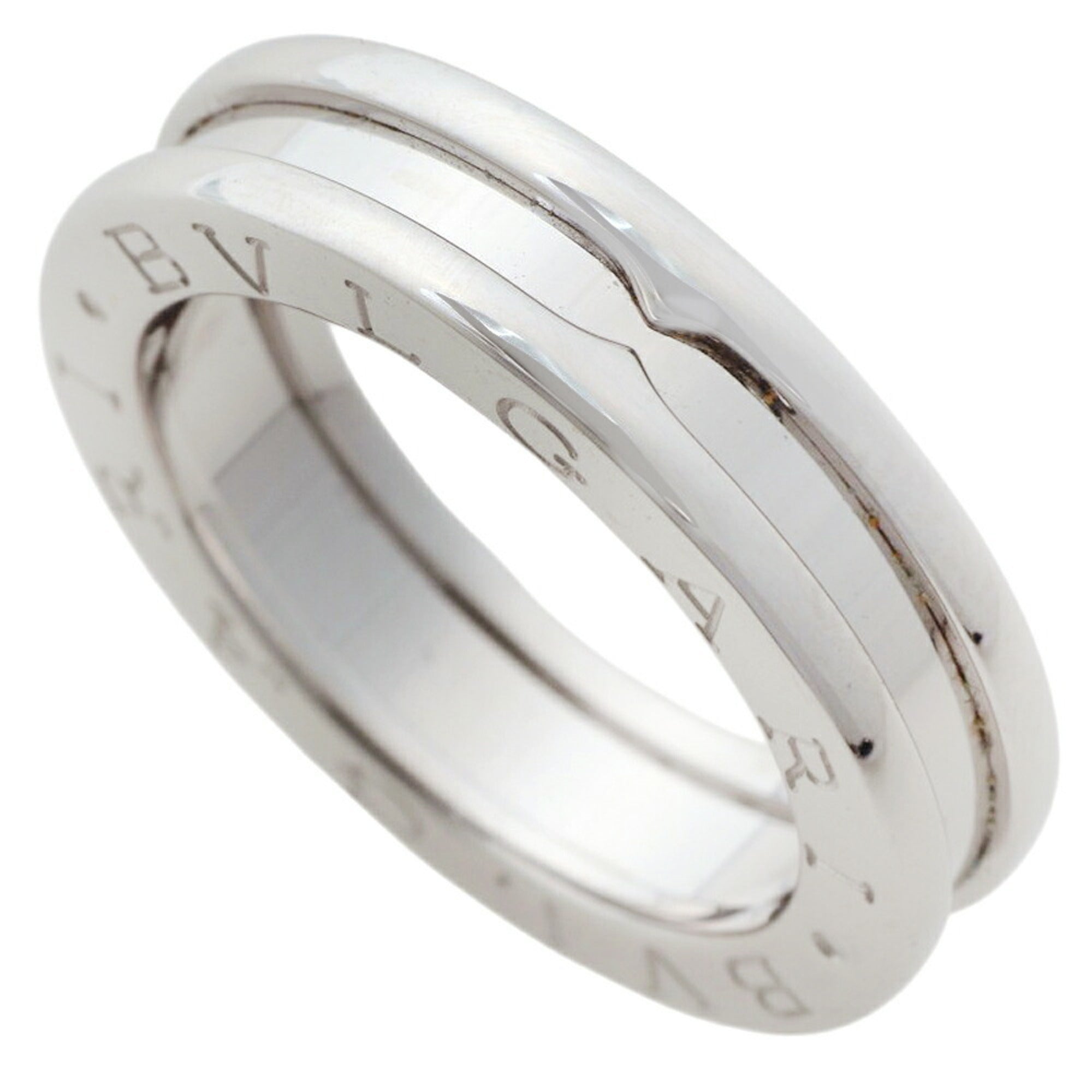 Bvlgari White Gold White Gold (18K) Band Ring (Pre-Owned)