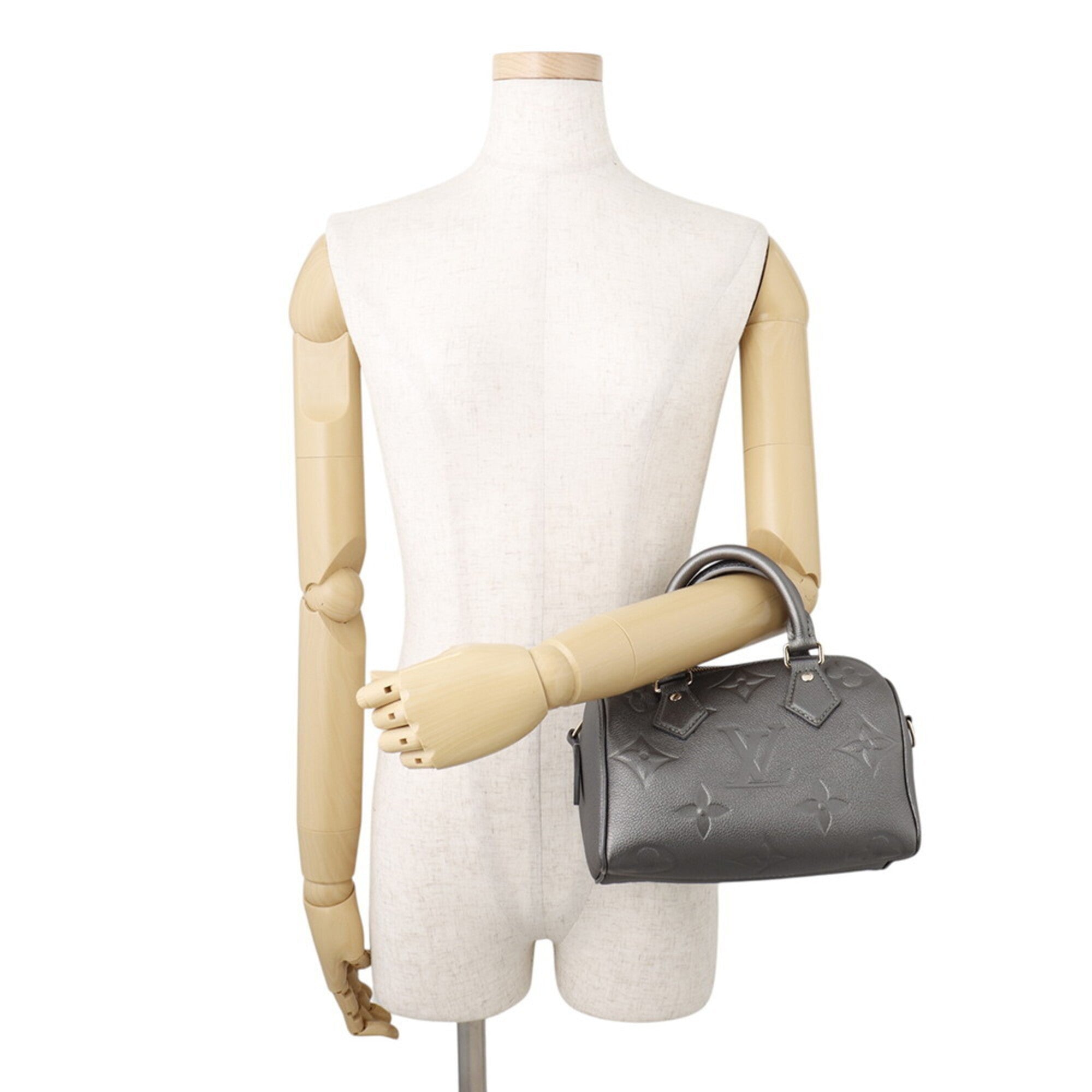 Louis Vuitton Monogram Empreinte Gunmetal Monogram Empreinte Handbag Shoulder Bag (Pre-Owned)