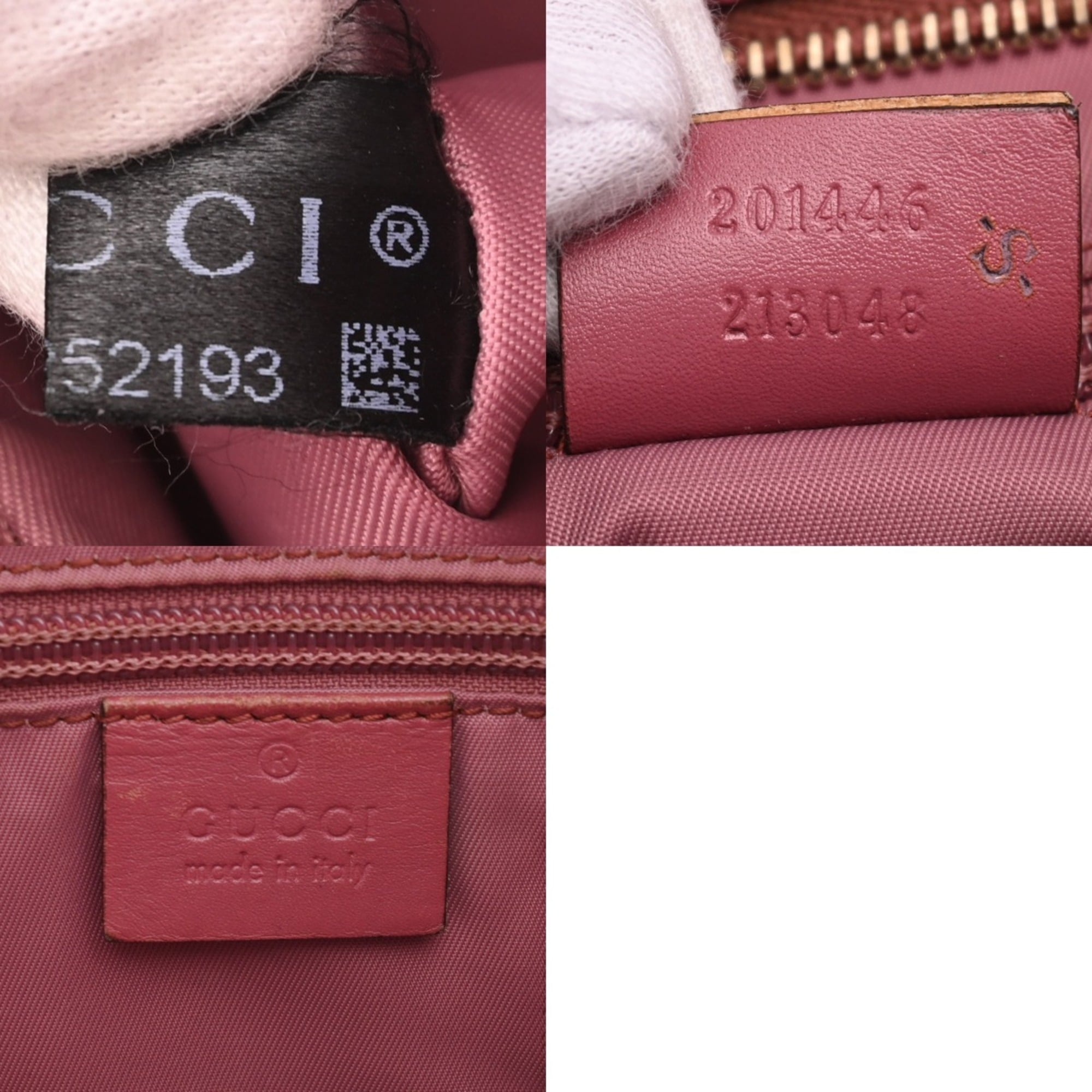 Gucci Pink Pvc Leather Shoulder Bag (Pre-Owned)