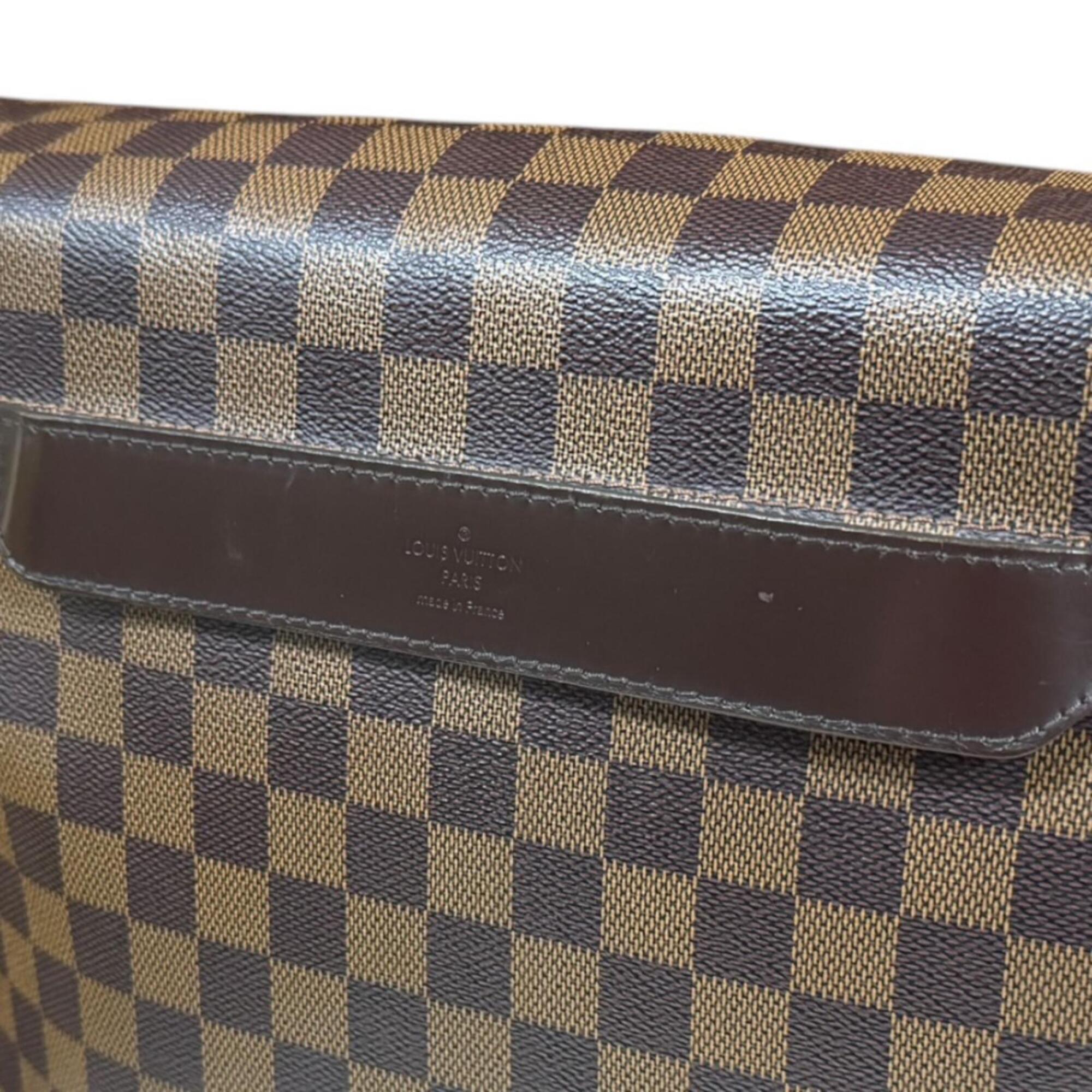 Louis Vuitton Damier Brown Damier Canvas Handbag Shoulder Bag (Pre-Owned)