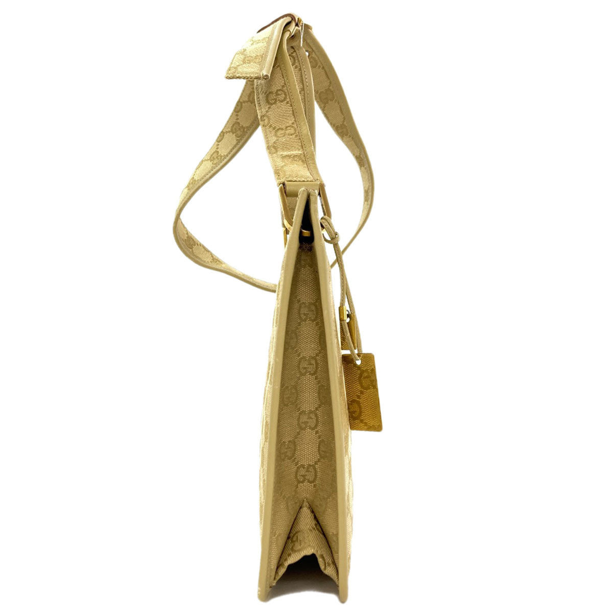 Gucci Beige Canvas Shoulder Bag (Pre-Owned)
