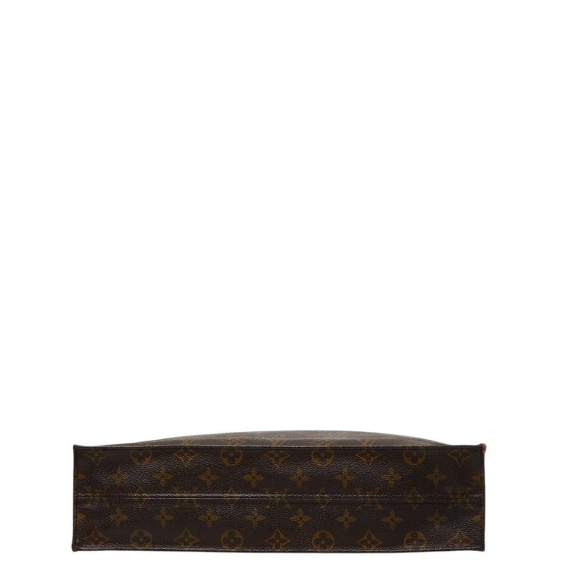 Louis Vuitton Brown Pvc Leather Handbag Tote Bag (Pre-Owned)