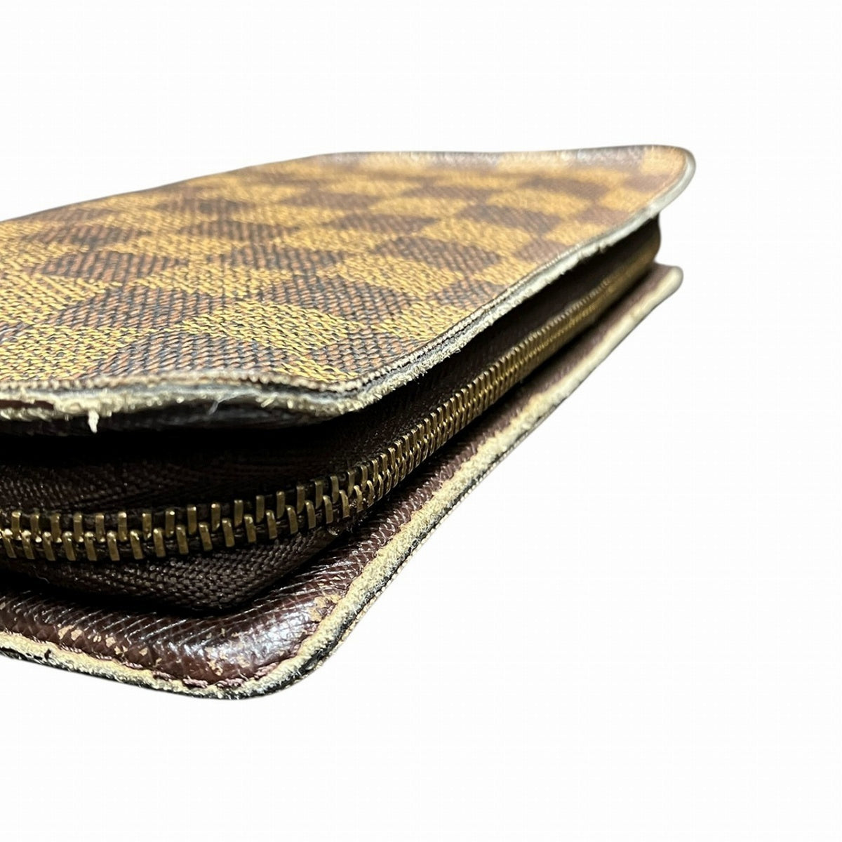 Louis Vuitton Damier Brown Long Wallet (Bi-Fold) (Pre-Owned)