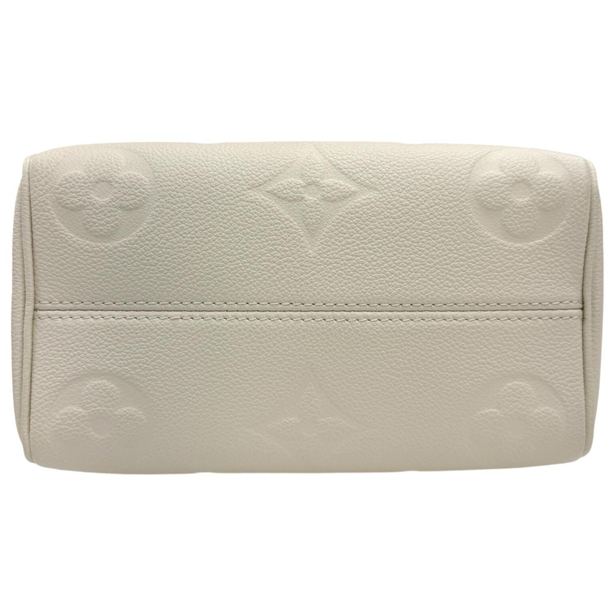 Louis Vuitton Monogram Empreinte Beige Cream Monogram Empreinte Boston Bag (Pre-Owned)