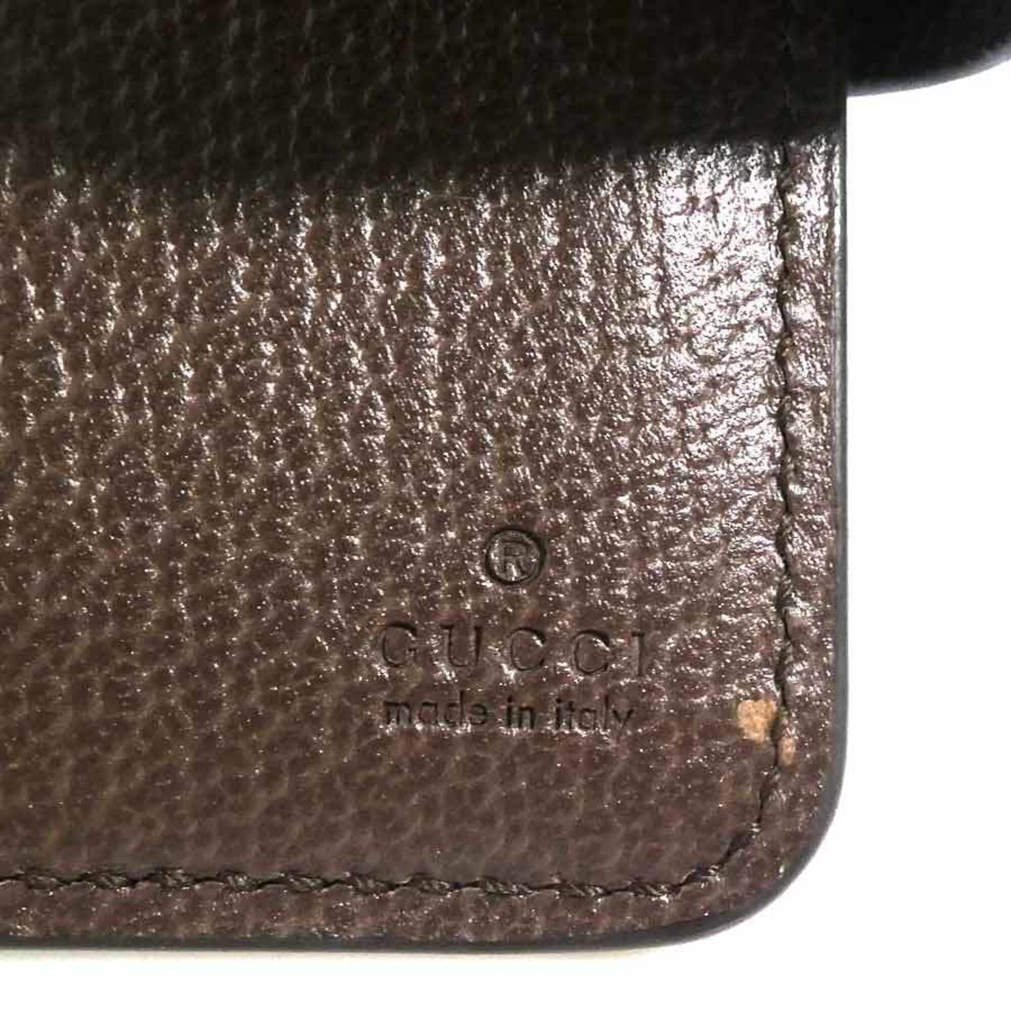Gucci Brown Gg Supreme Wallet (Bi-Fold) (Pre-Owned)