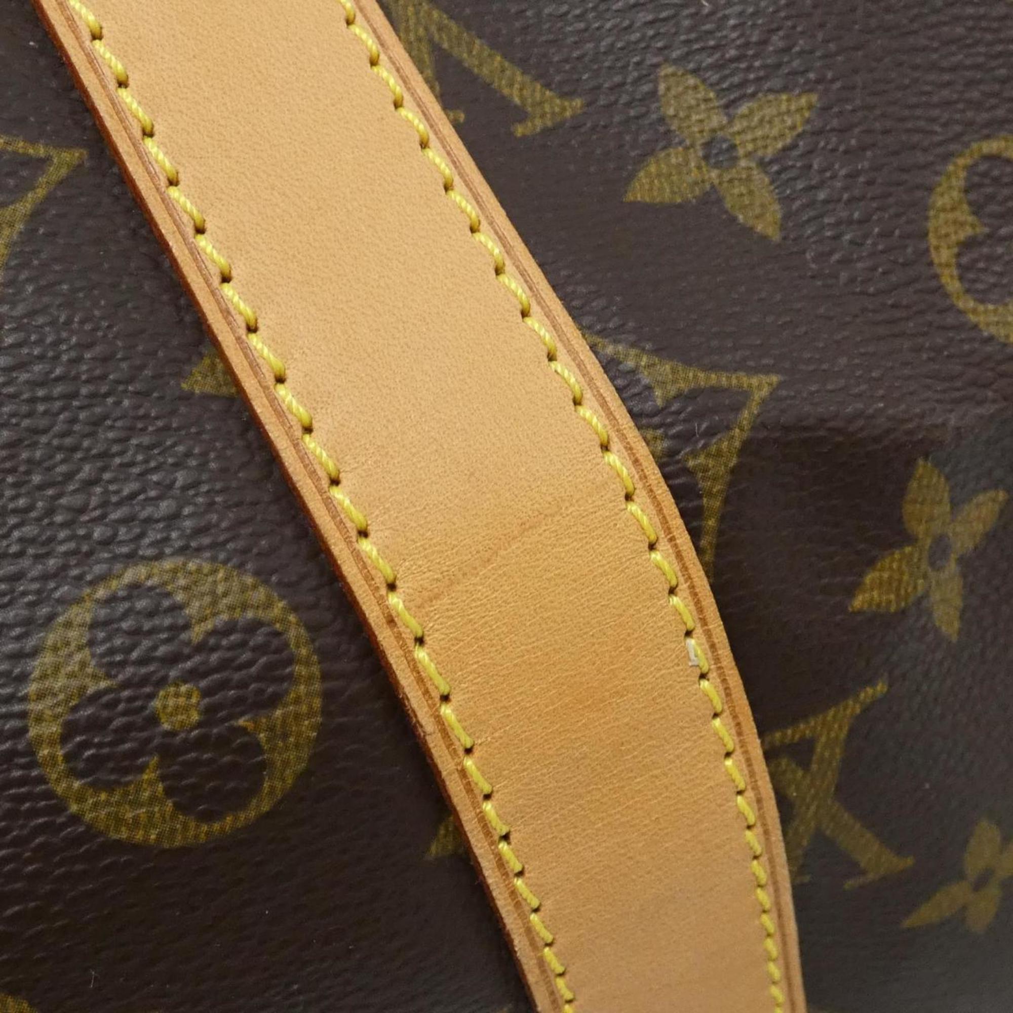 Louis Vuitton Brown Coated Canvas Boston Bag (Pre-Owned)