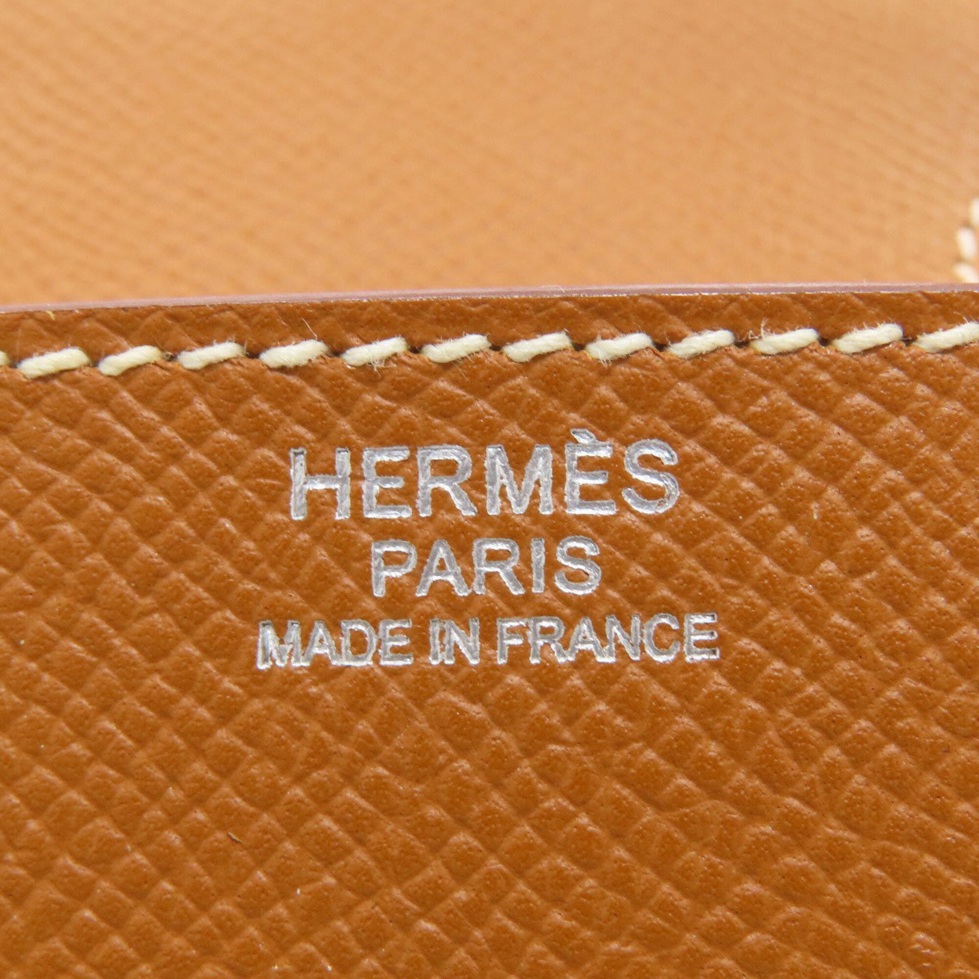 Hermes Gold Epsom Leather Handbag (Pre-Owned)