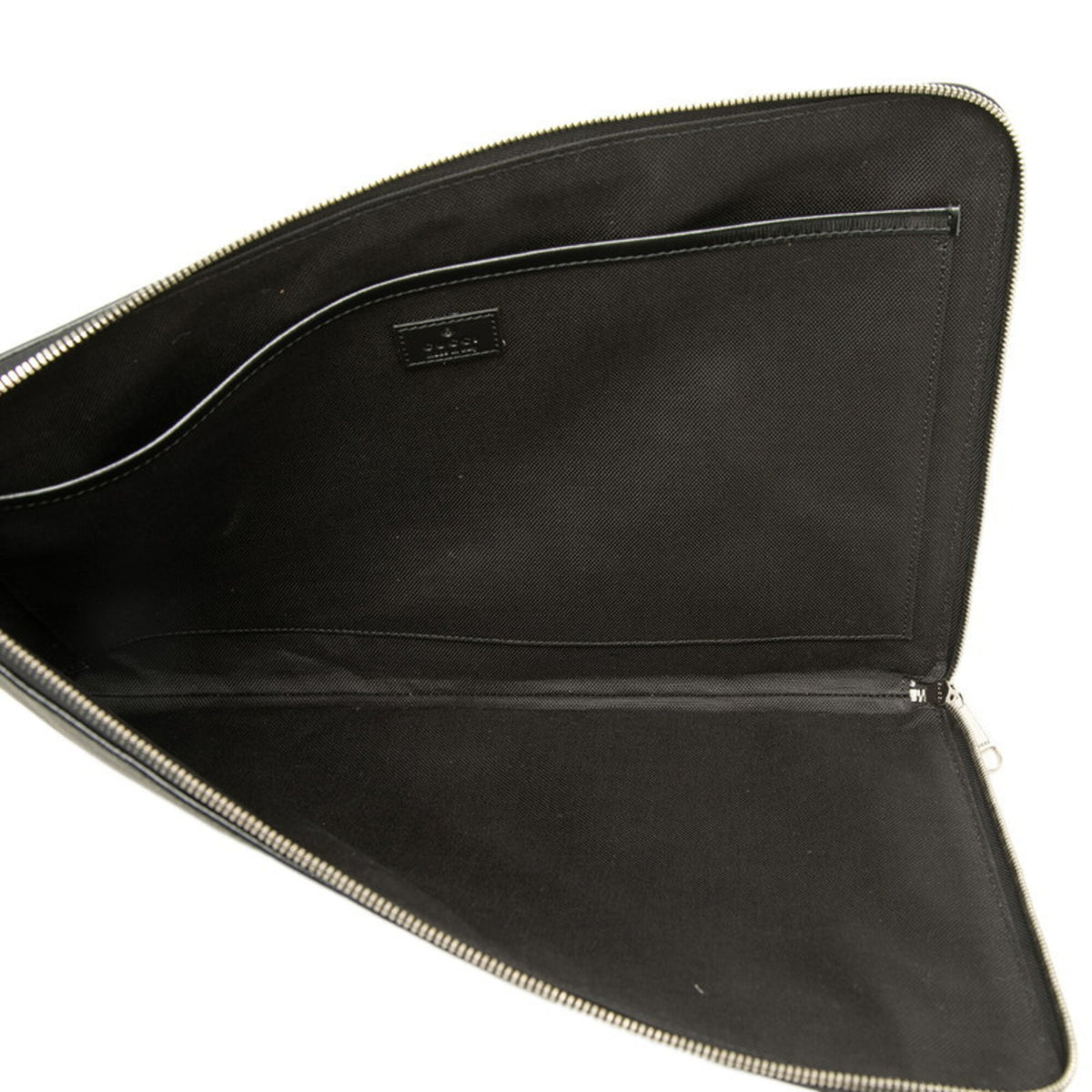 Gucci Black Pvc Leather Clutch Bag (Pre-Owned)