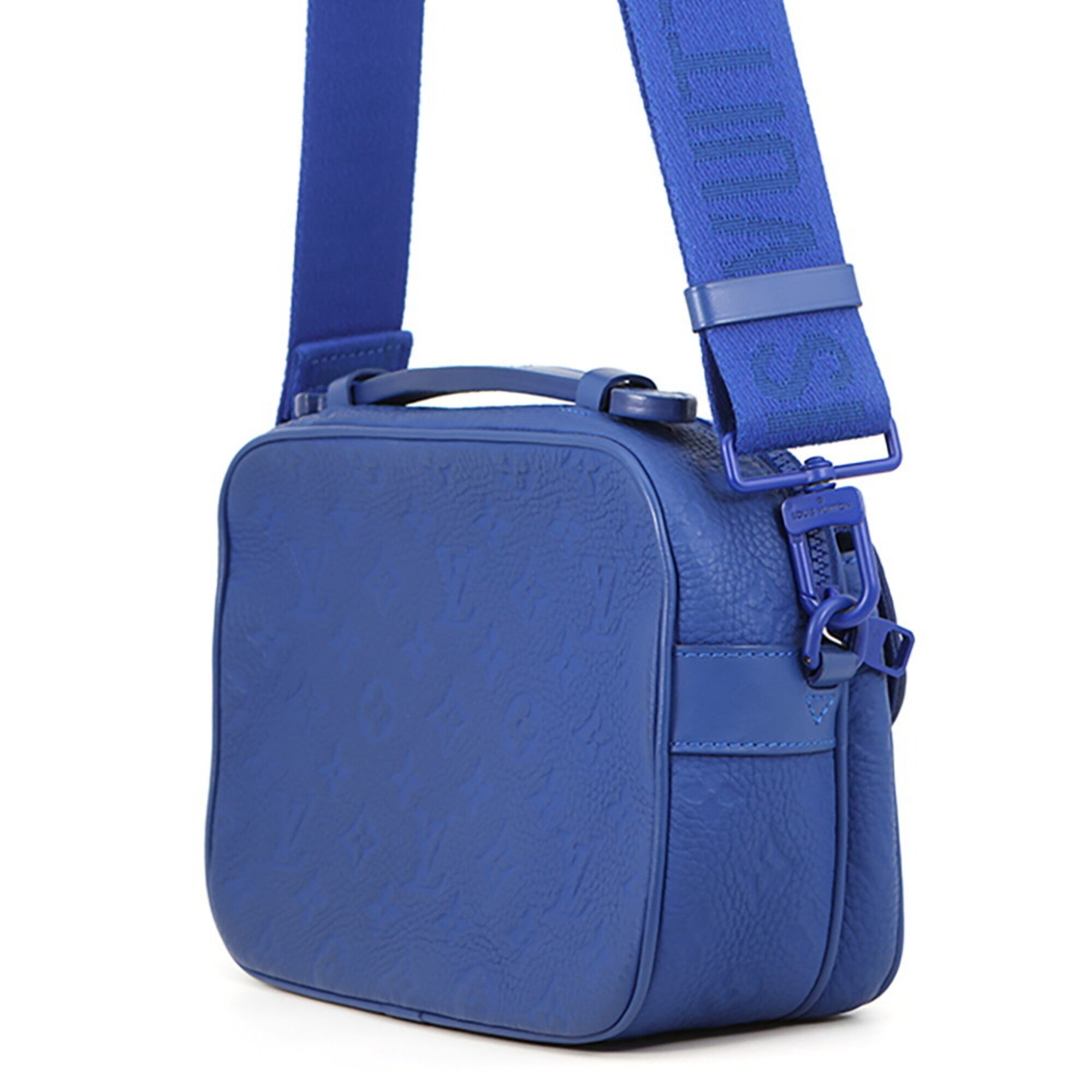 Louis Vuitton Blue Monogram Monogram Handbag Shoulder Bag (Pre-Owned)