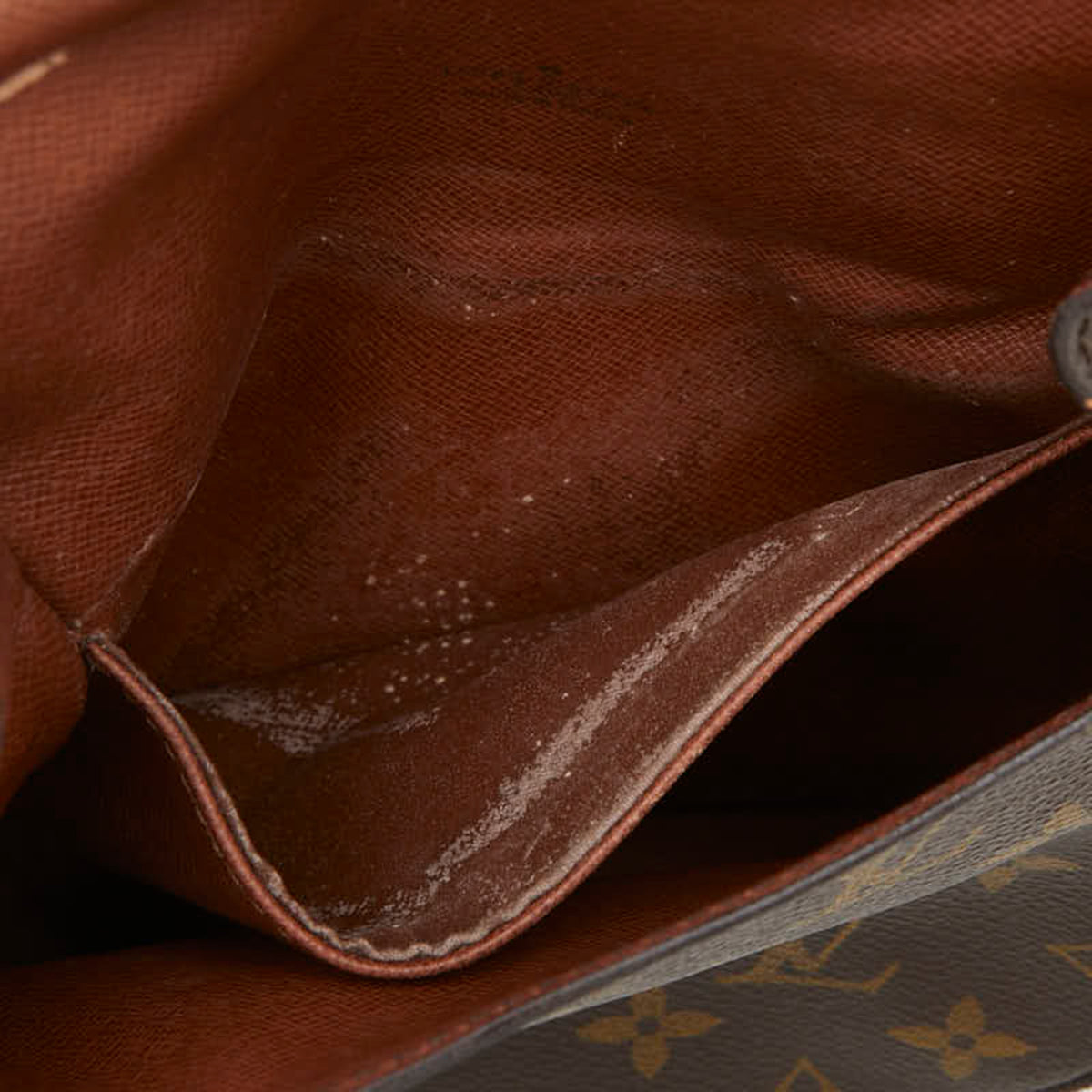 Louis Vuitton Brown Pvc Leather Shoulder Bag (Pre-Owned)