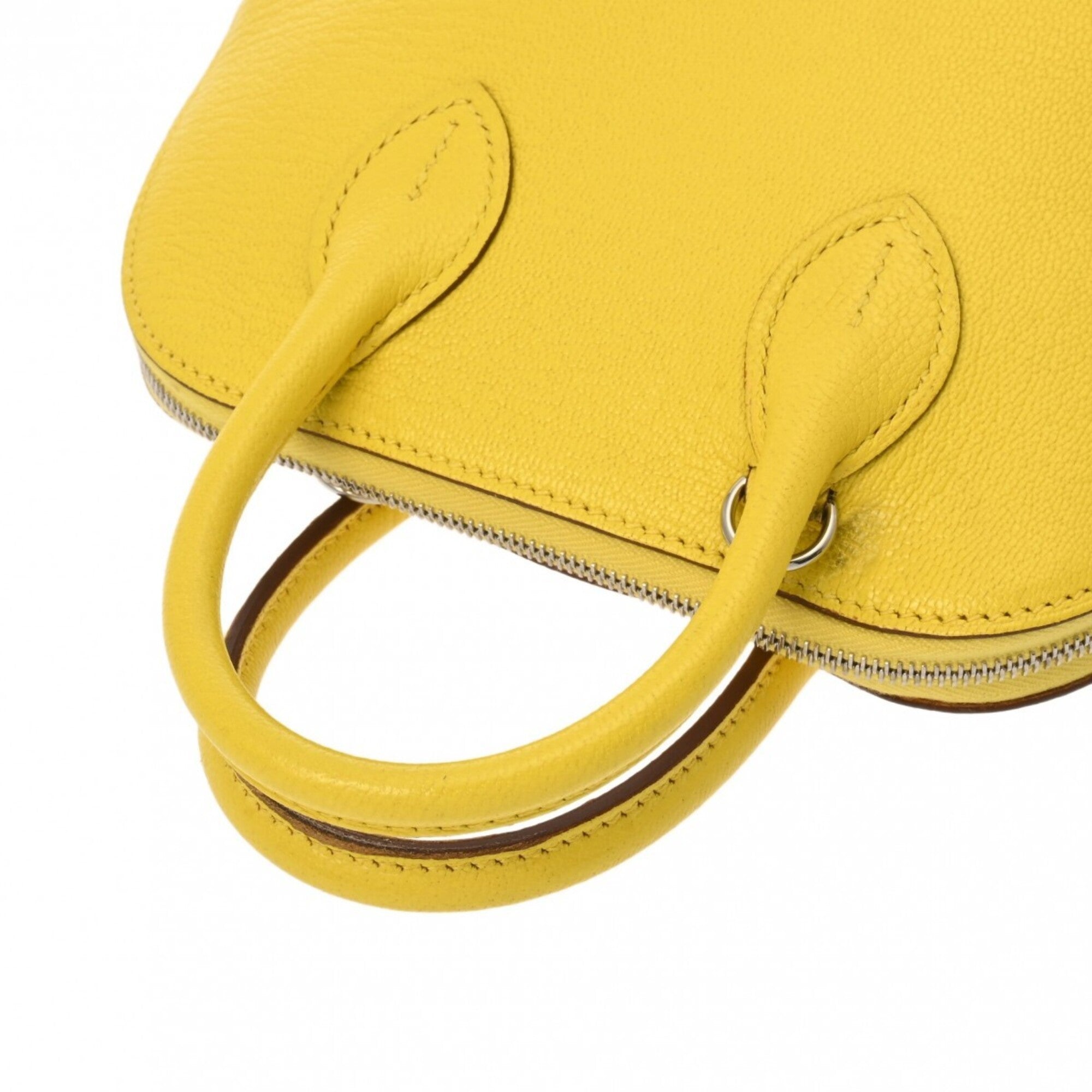 Hermes Lime Chevre Leather Handbag (Pre-Owned)