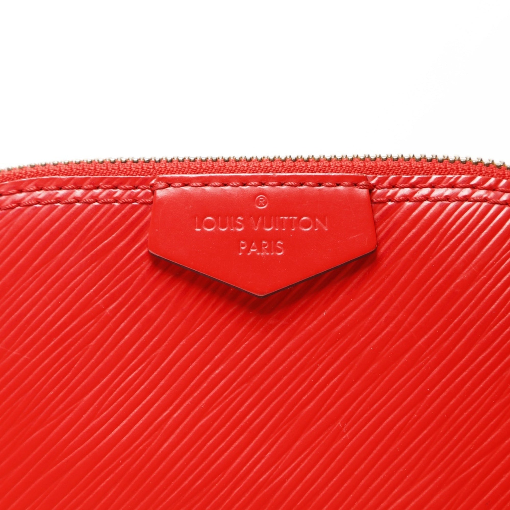 Louis Vuitton Red Color Shoulder Bag (Pre-Owned)
