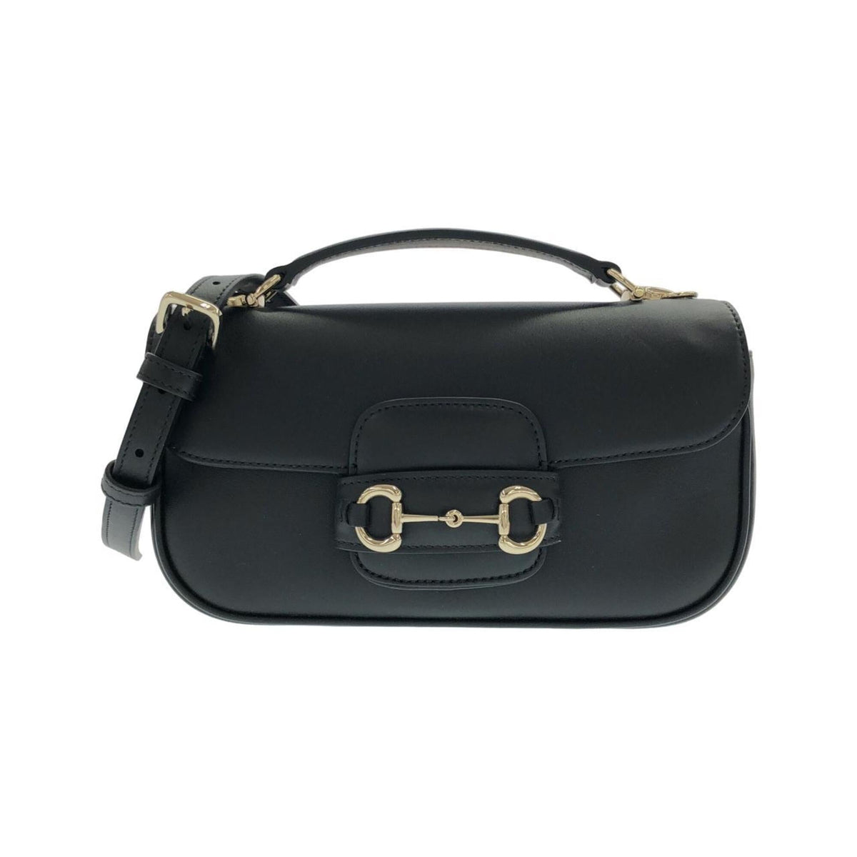 Gucci Black Leather Handbag (Pre-Owned)