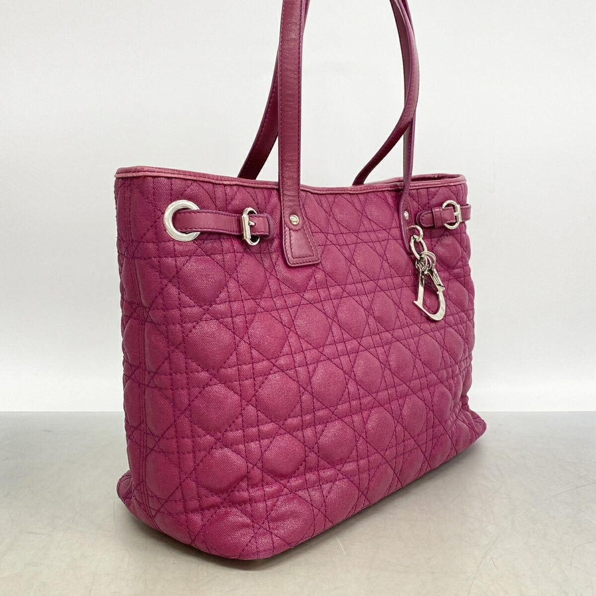 Christian Dior Purple Pvc Tote Bag (Pre-Owned)