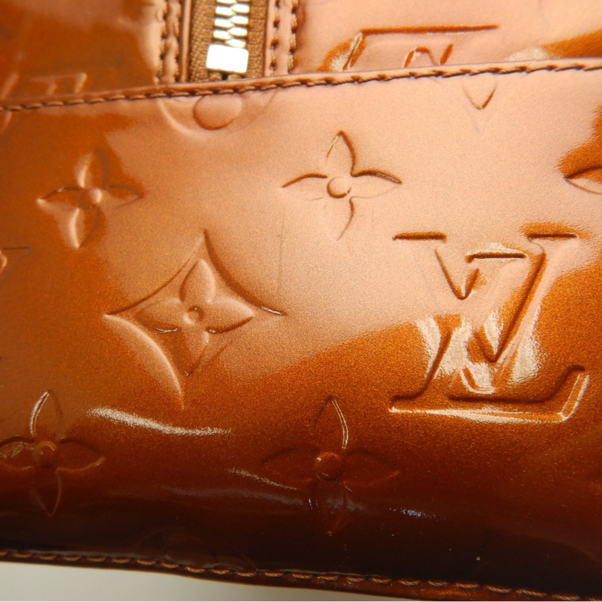 Louis Vuitton Bronze Monogram Monogram Vernis Handbag (Pre-Owned)