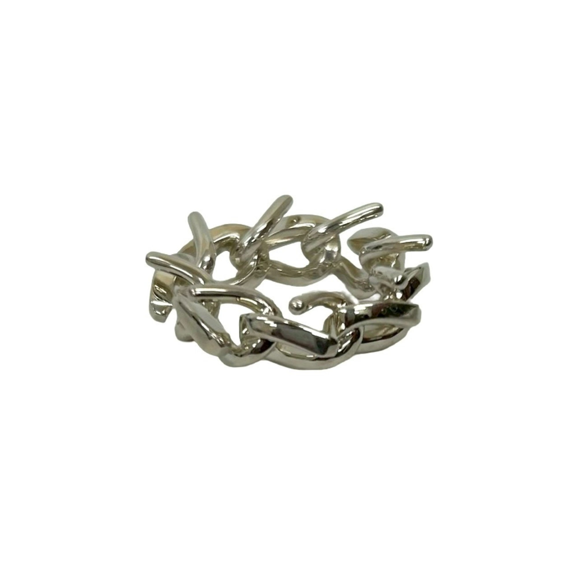 Tiffany Silver Silver 925 Band Ring (Pre-Owned)