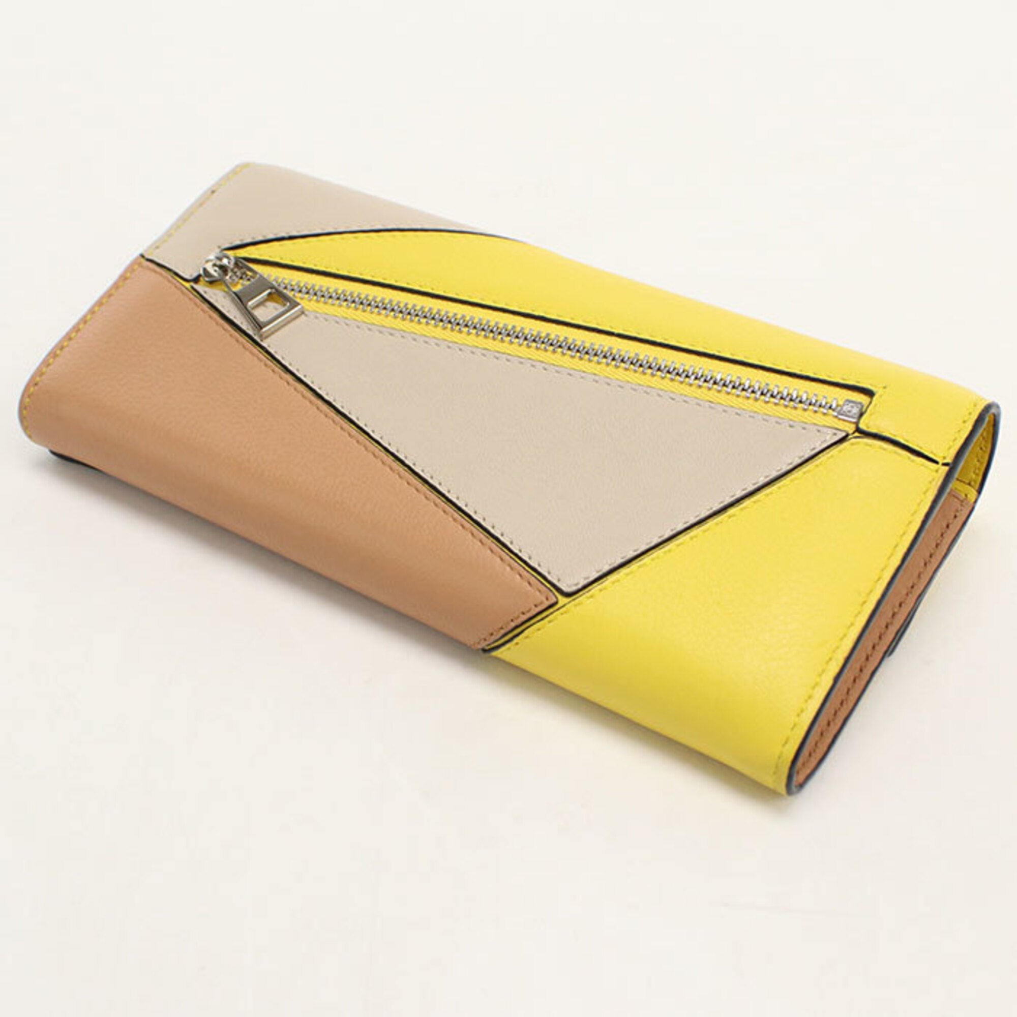 Loewe Yellow Leather Long Wallet (Bi-Fold) (Pre-Owned)